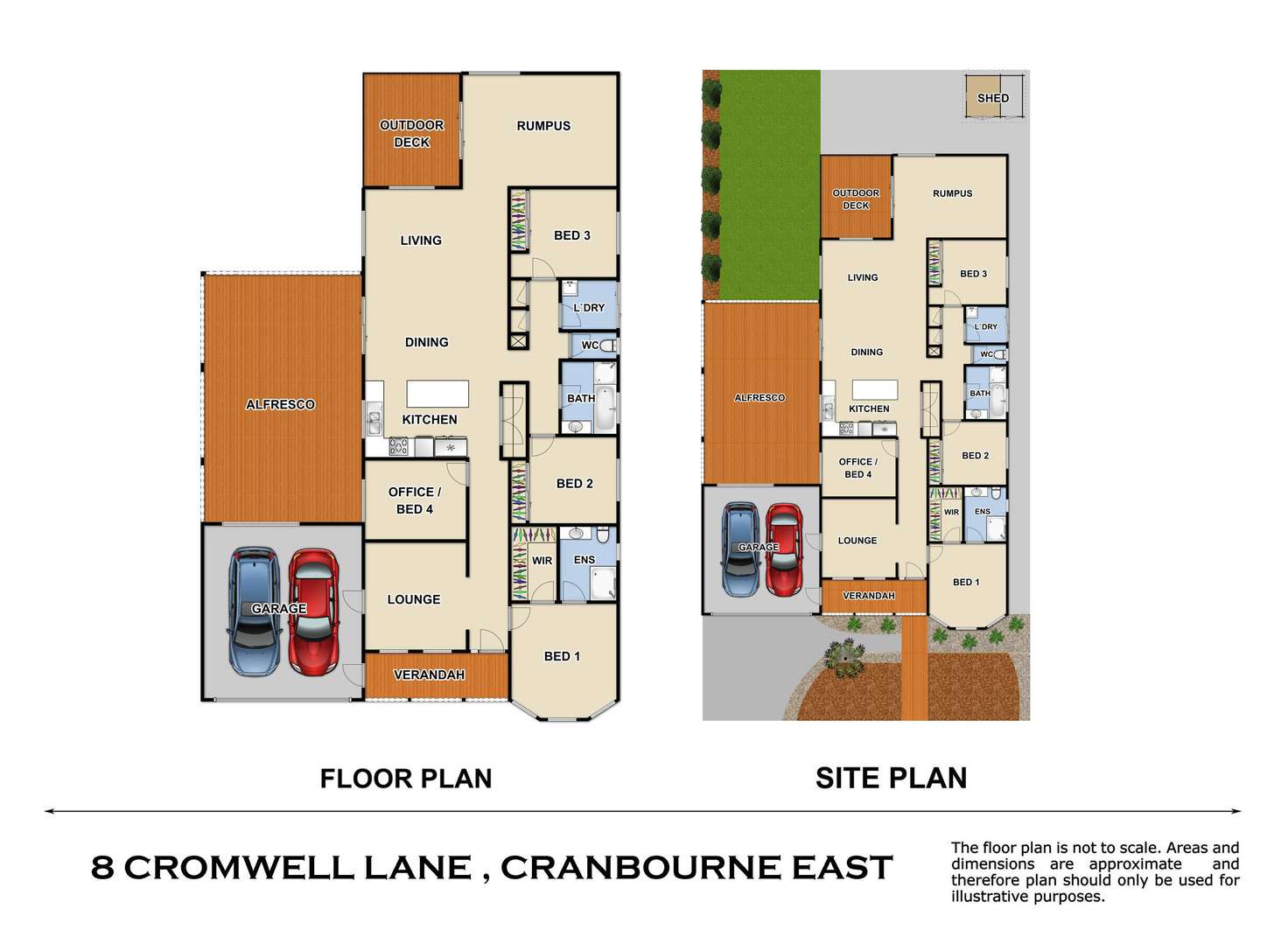 Floorplan of Homely house listing, 8 Cromwell Lane, Cranbourne East VIC 3977