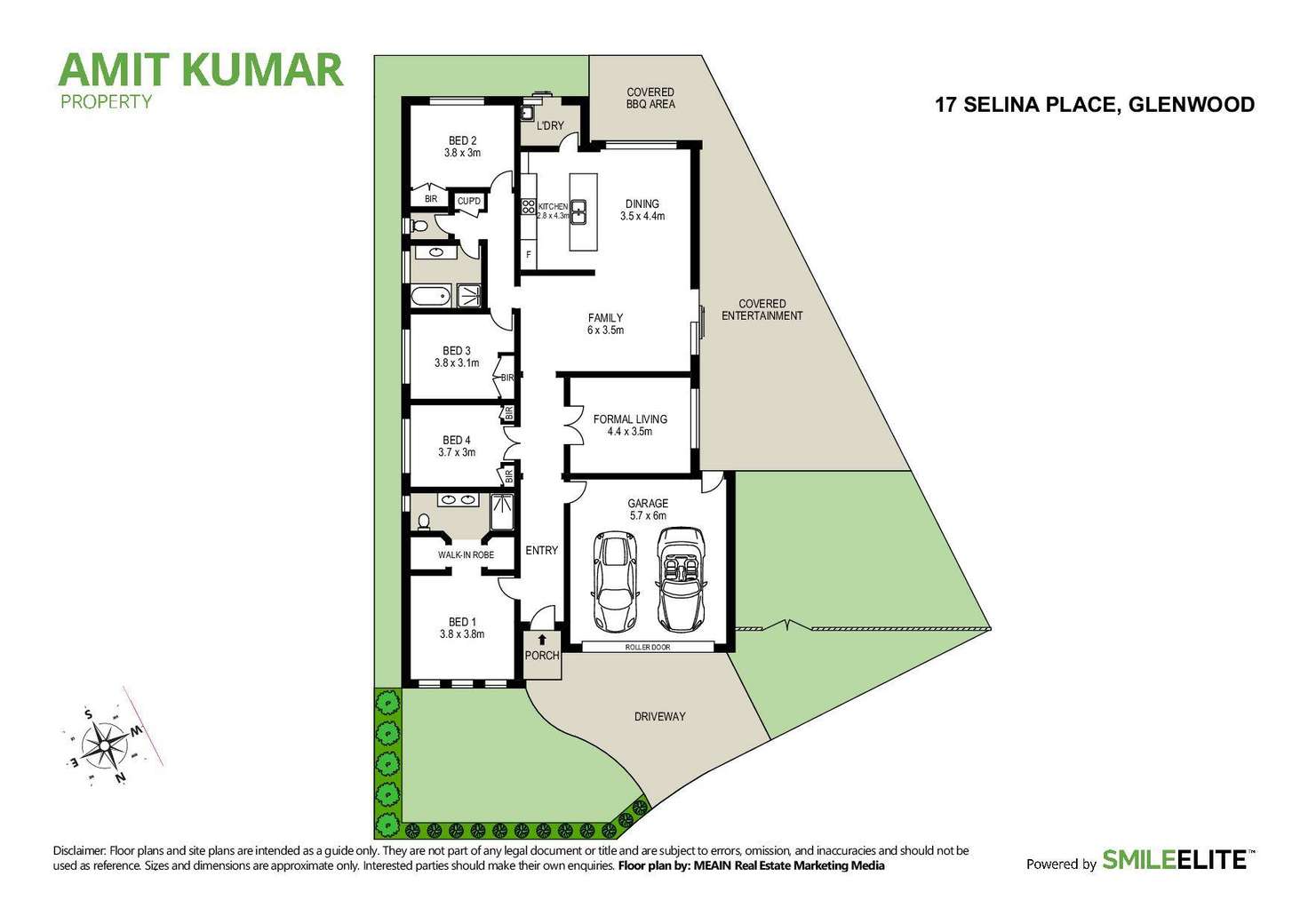Floorplan of Homely house listing, 17 Selina Place, Glenwood NSW 2768