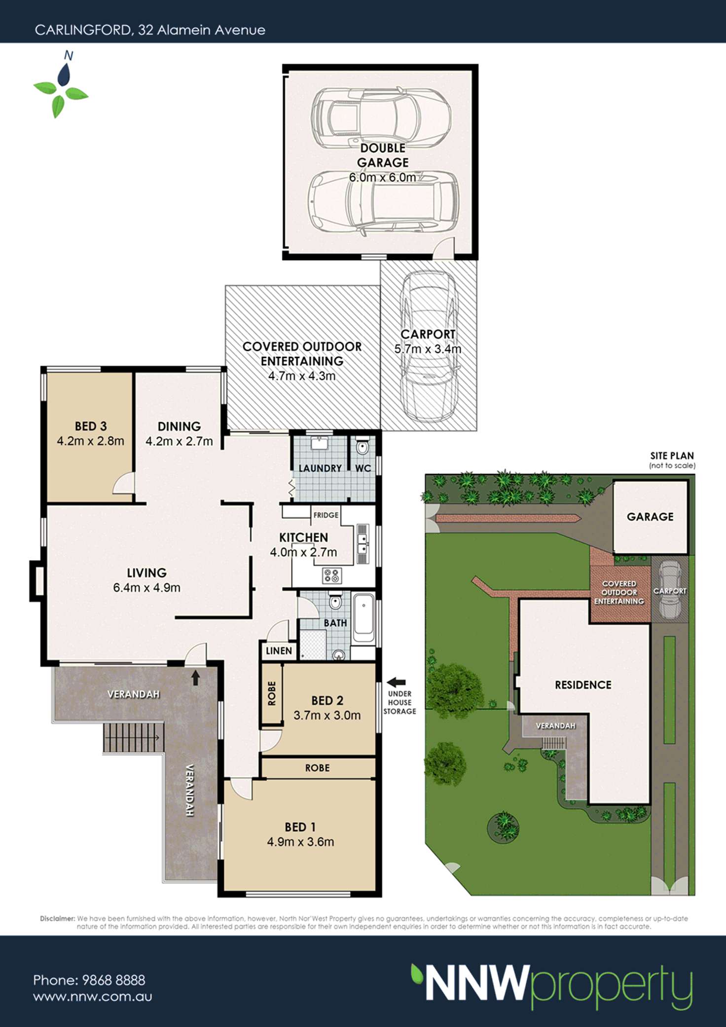 Floorplan of Homely house listing, 32 Alamein Avenue, Carlingford NSW 2118