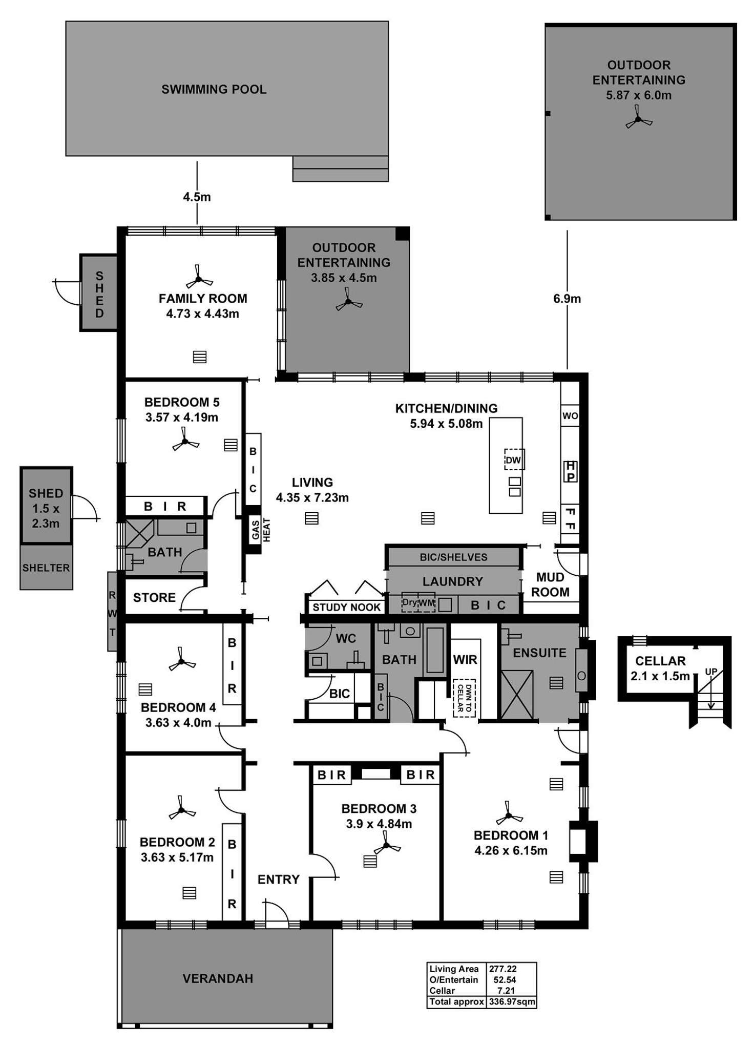 Floorplan of Homely house listing, 34 Angas Road, Hawthorn SA 5062
