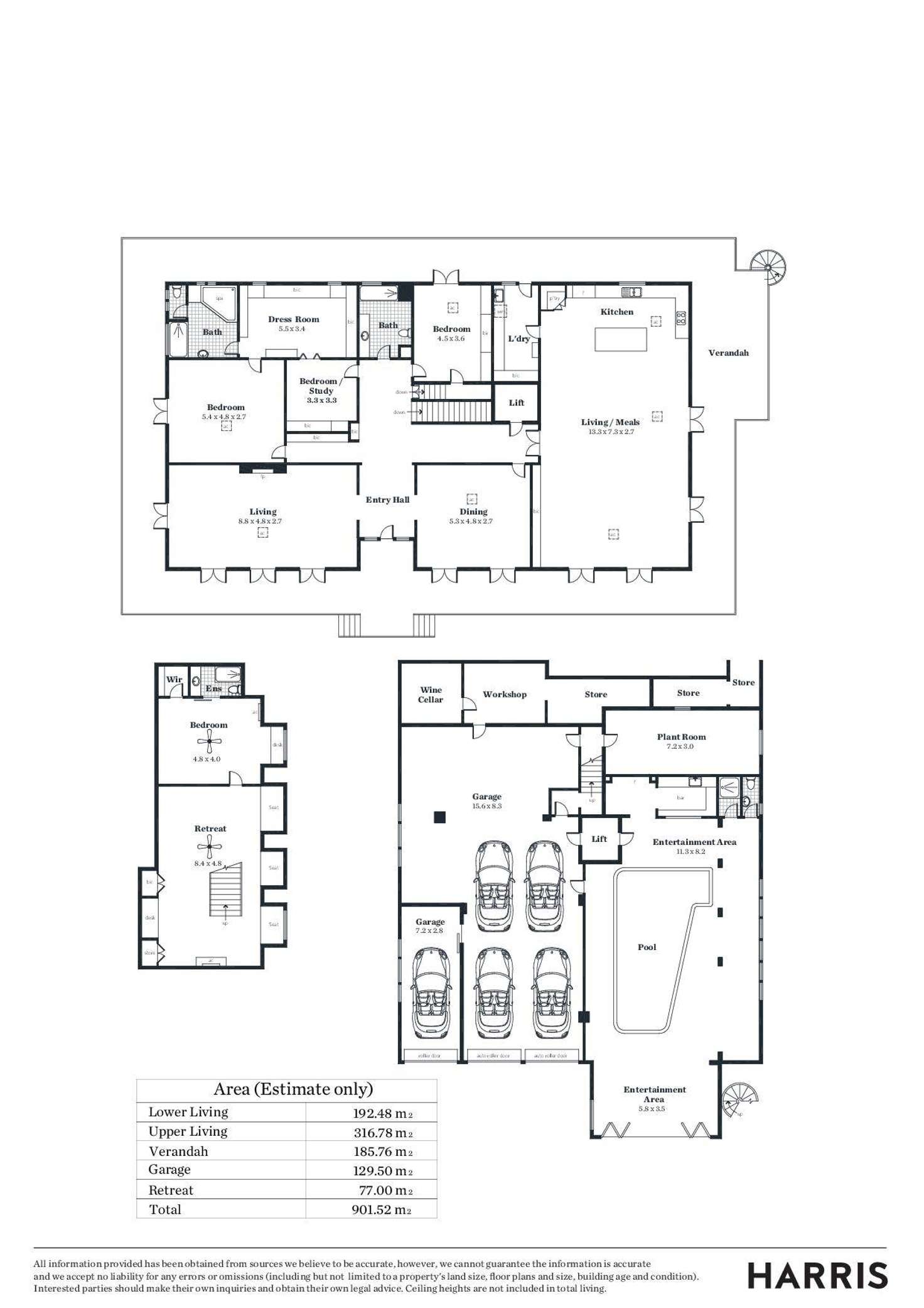 Floorplan of Homely house listing, 7 Springfield Avenue, Springfield SA 5062