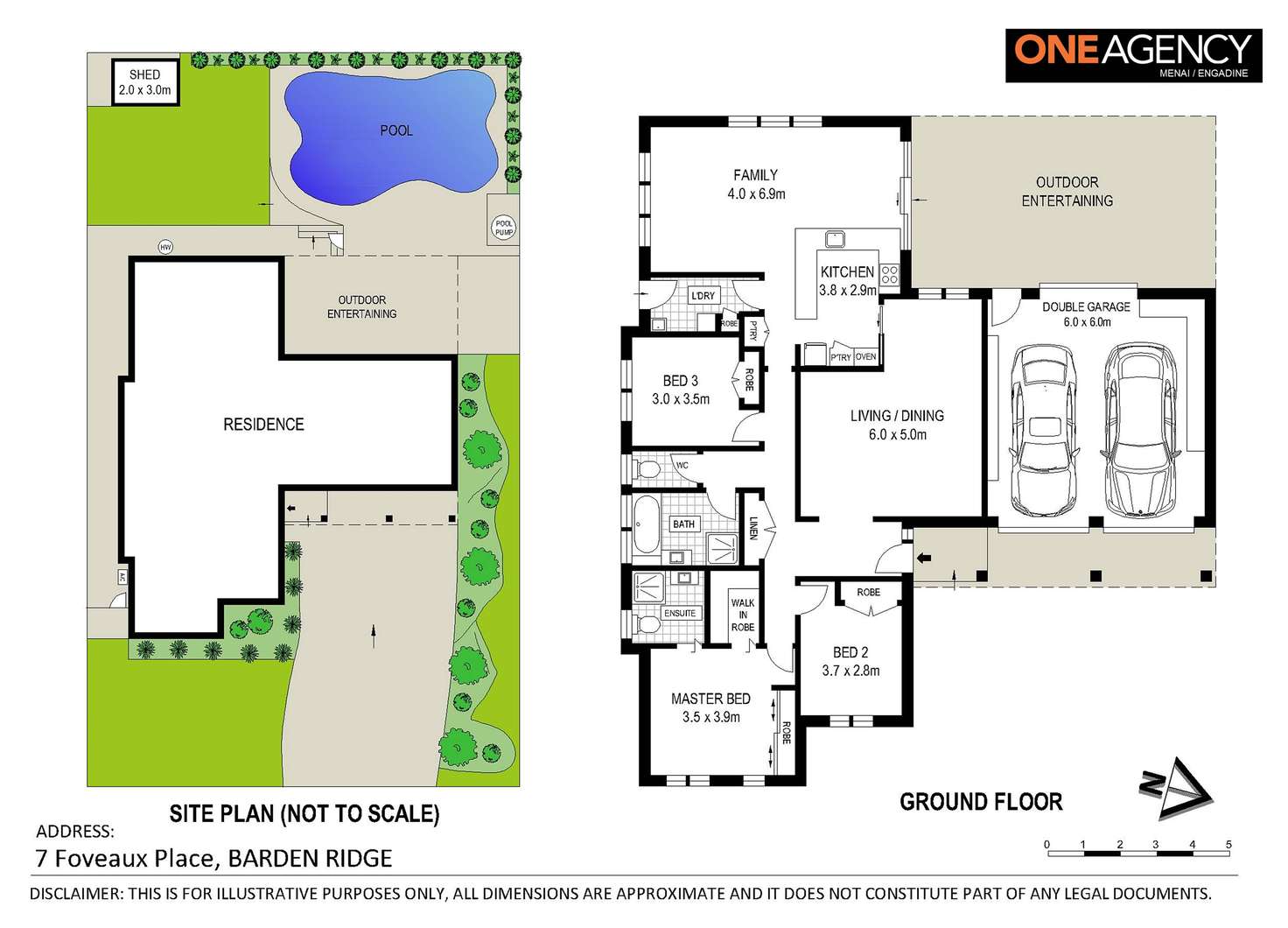 Floorplan of Homely house listing, 7 Foveaux Place, Barden Ridge NSW 2234
