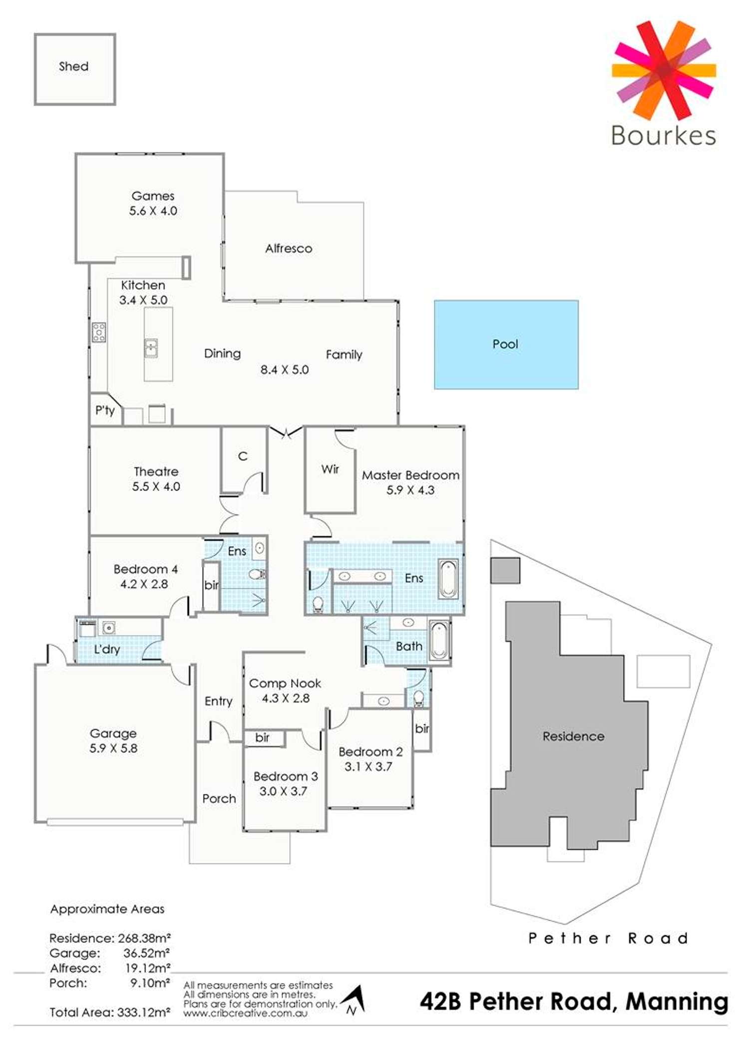 Floorplan of Homely house listing, 42B Pether Road, Manning WA 6152