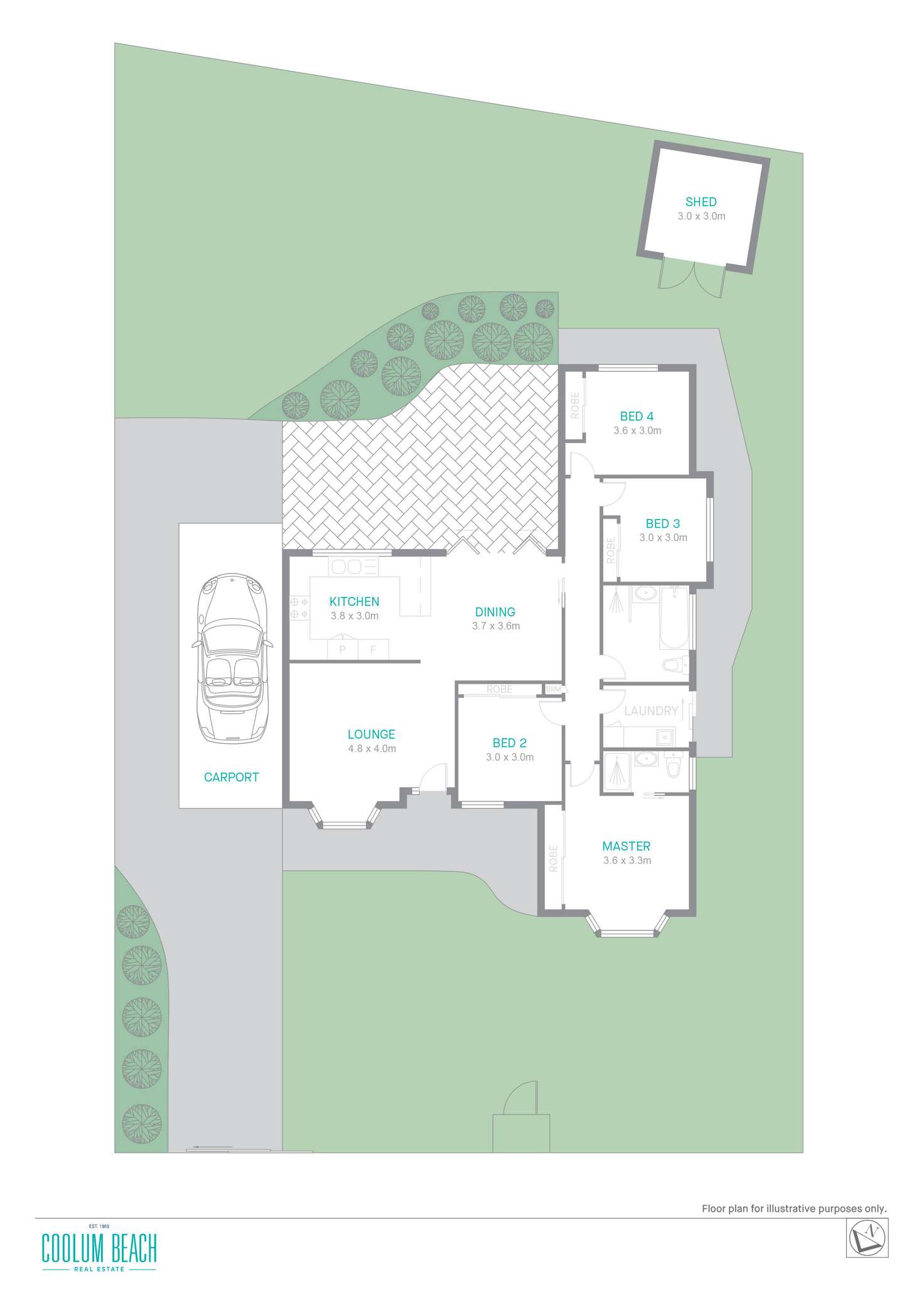 Floorplan of Homely house listing, 68 Yandina Coolum Road, Coolum Beach QLD 4573