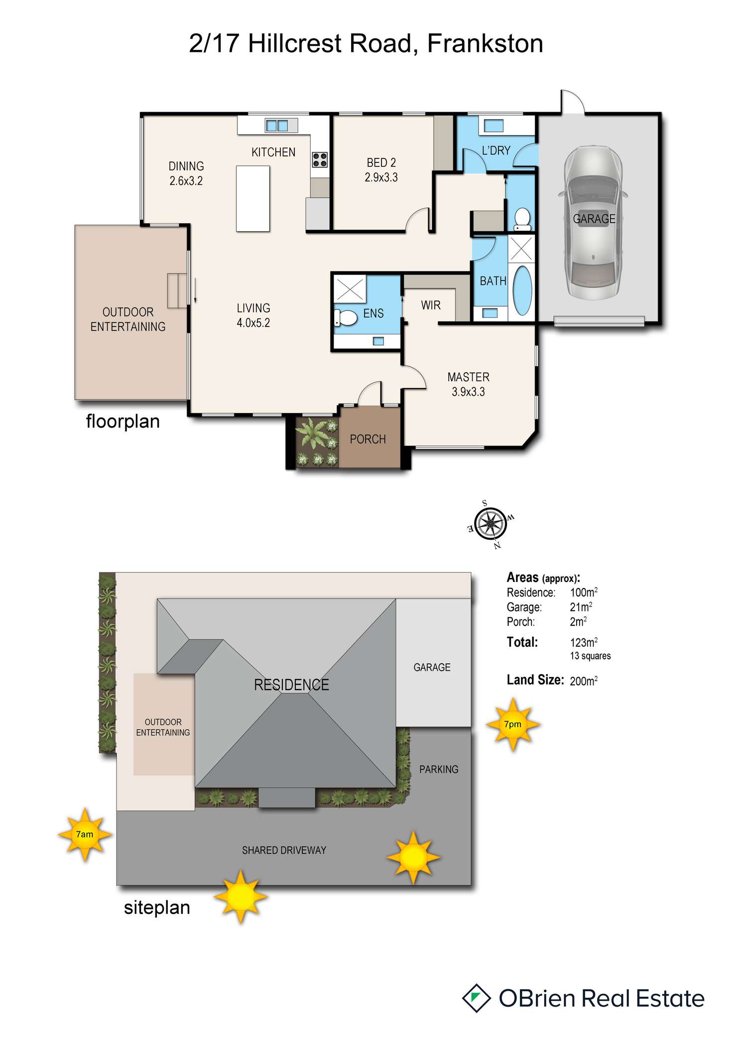 Floorplan of Homely blockOfUnits listing, 1-3/17 Hillcrest Road, Frankston VIC 3199