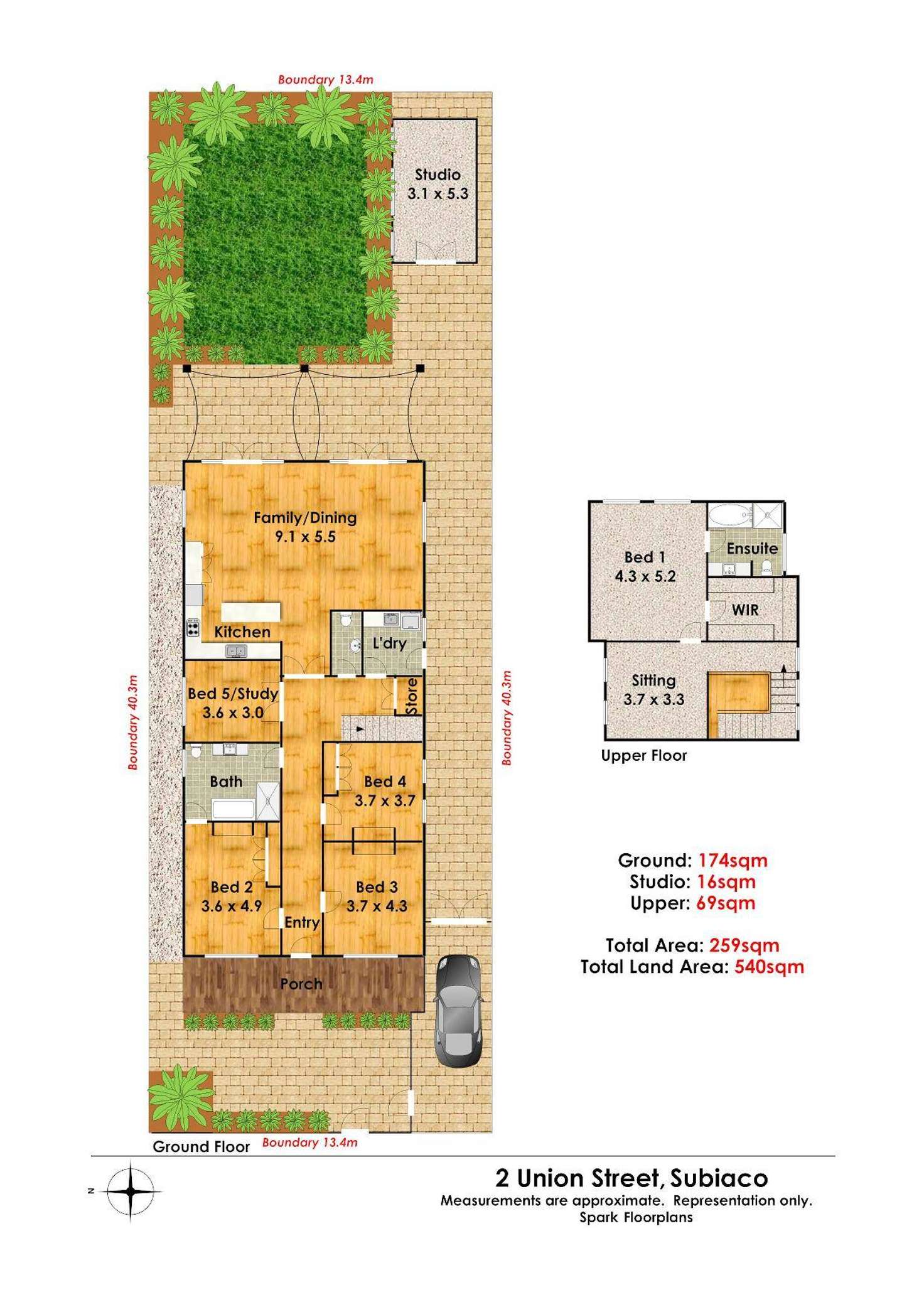 Floorplan of Homely house listing, 2 Union Street, Subiaco WA 6008