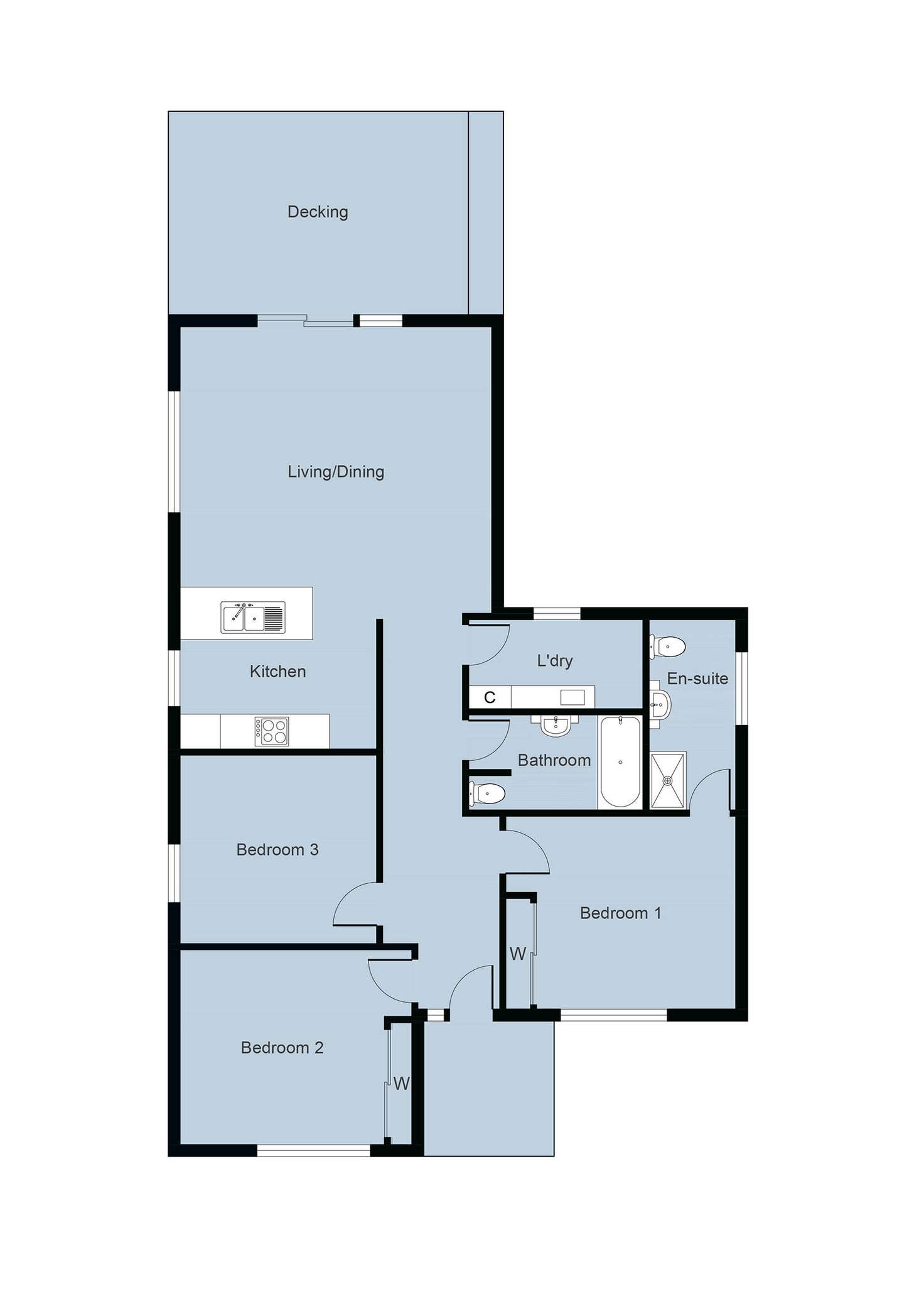 Floorplan of Homely house listing, 1102 Armstrong Street North, Ballarat North VIC 3350