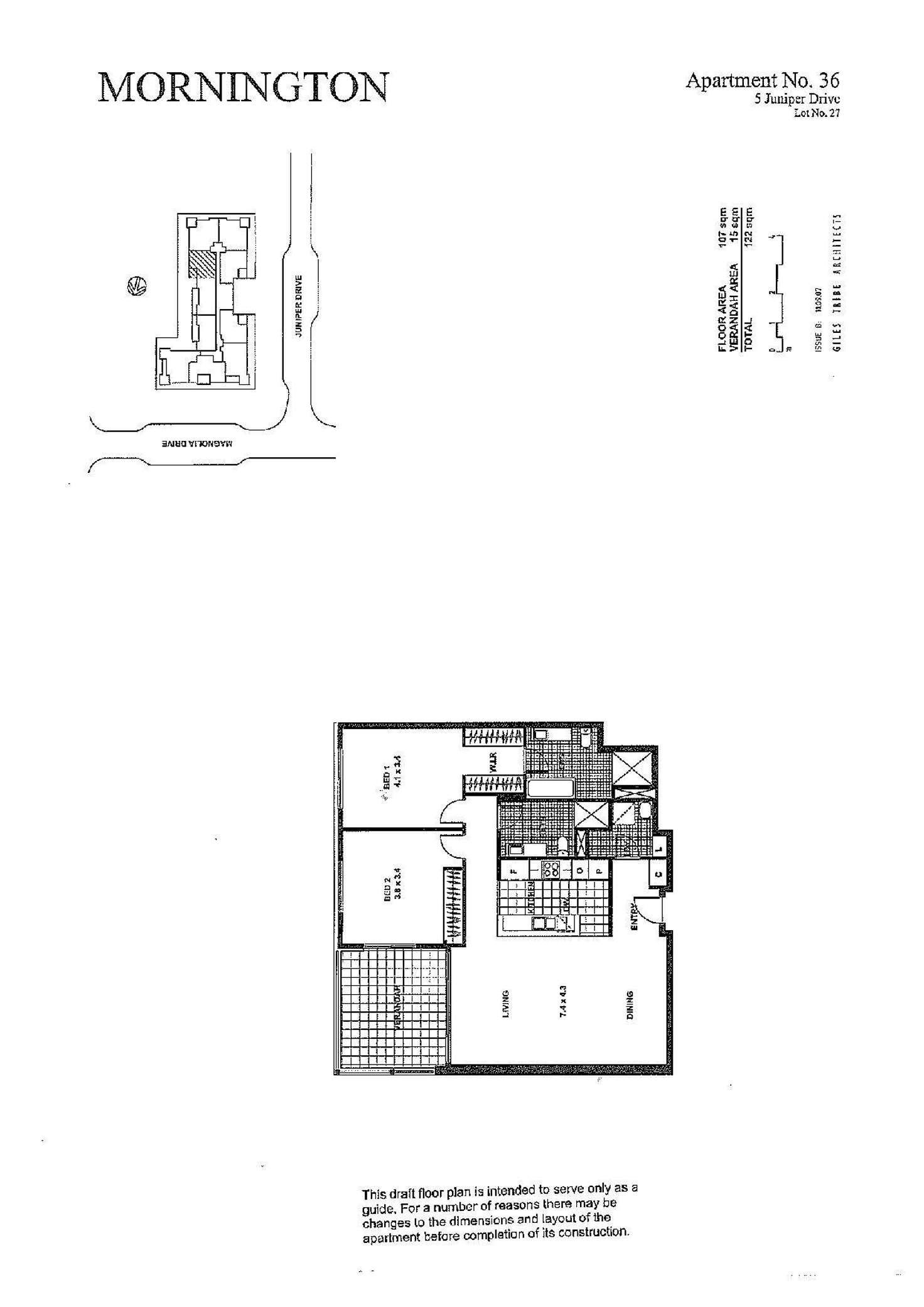 Floorplan of Homely apartment listing, 36/5 Juniper Drive, Breakfast Point NSW 2137