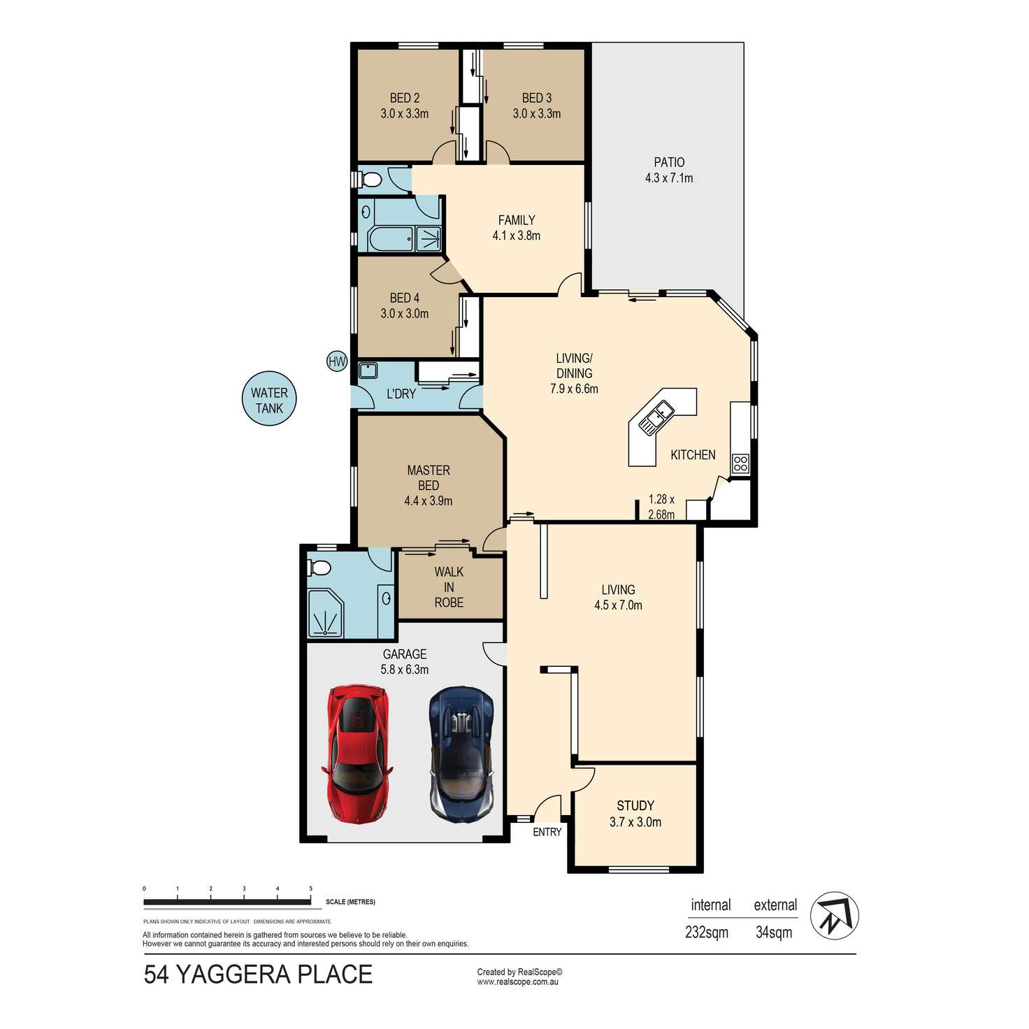 Floorplan of Homely house listing, 54 Yaggera Place, Bellbowrie QLD 4070