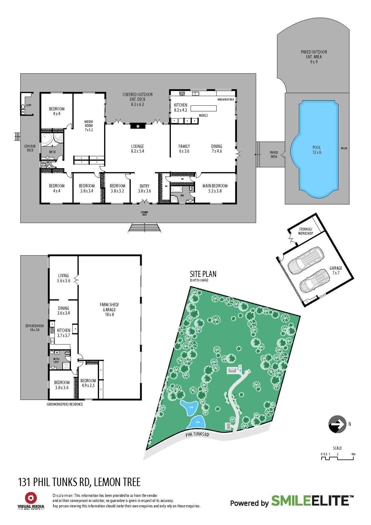 Floorplan of Homely acreageSemiRural listing, 131 Phil Tunks Road, Lemon Tree NSW 2259