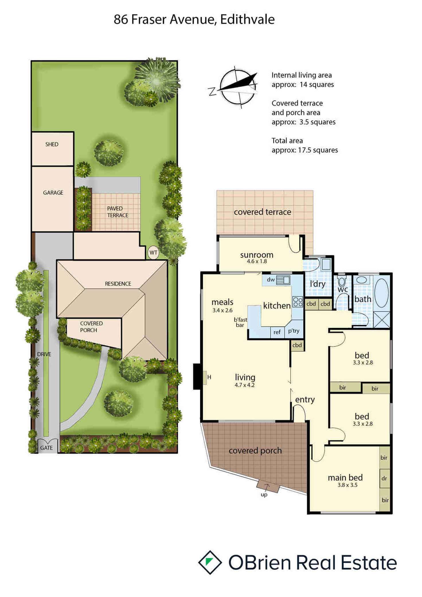 Floorplan of Homely house listing, 86 Fraser Avenue, Edithvale VIC 3196