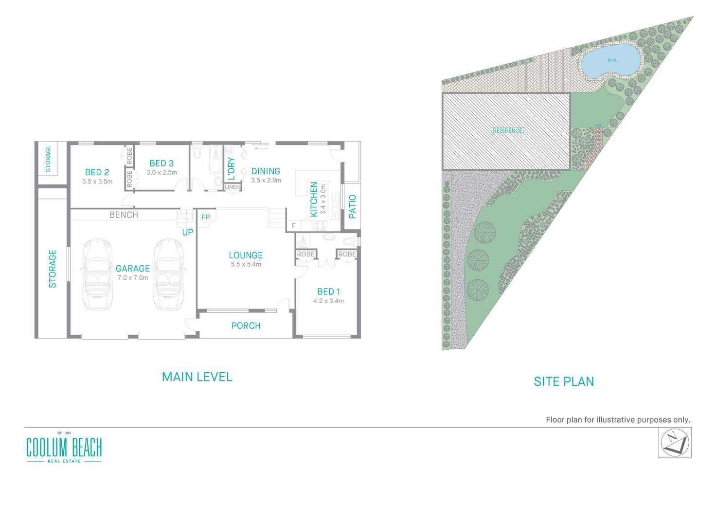 Floorplan of Homely house listing, 34 Rivendell Drive, Coolum Beach QLD 4573