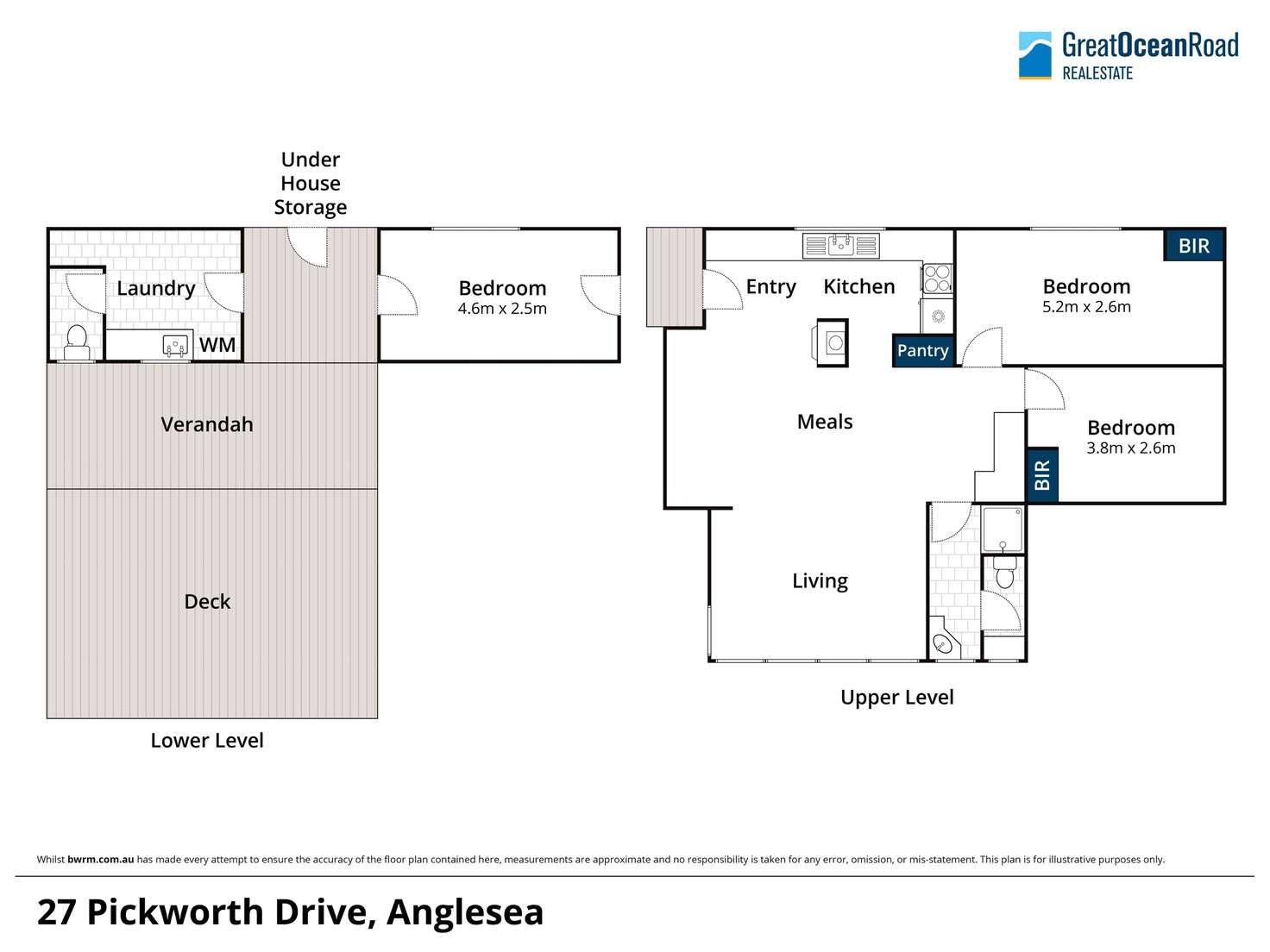 Floorplan of Homely house listing, 27 Pickworth Drive, Anglesea VIC 3230