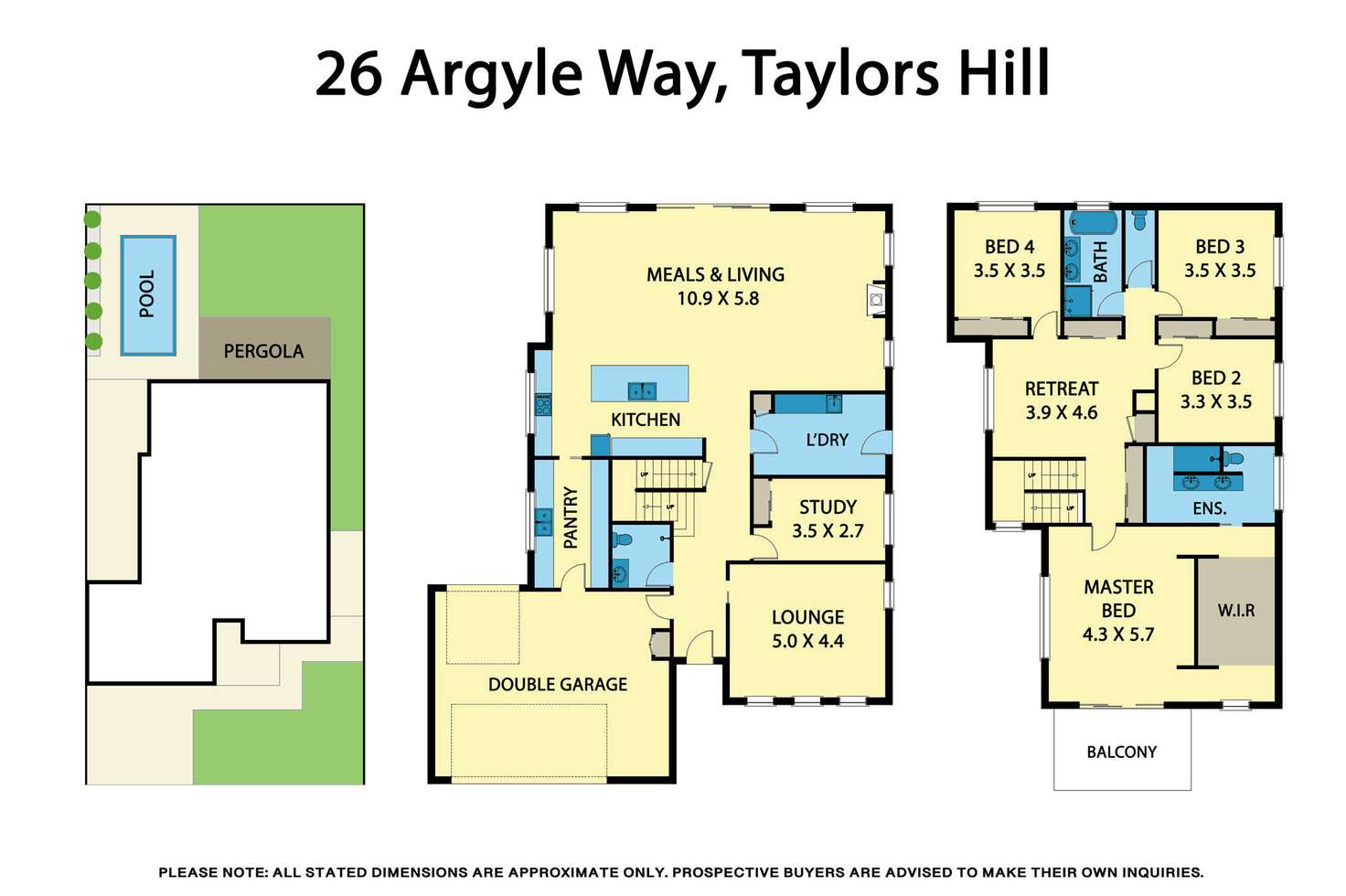 Floorplan of Homely house listing, 26 Argyle Way, Taylors Hill VIC 3037