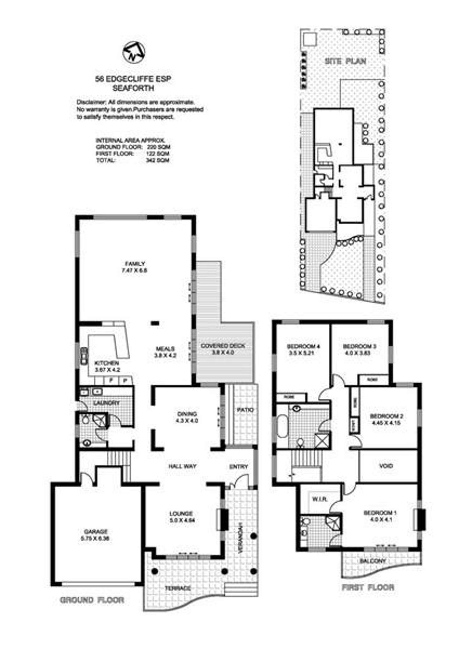 Floorplan of Homely house listing, 56 Edgecliffe Esplanade, Seaforth NSW 2092