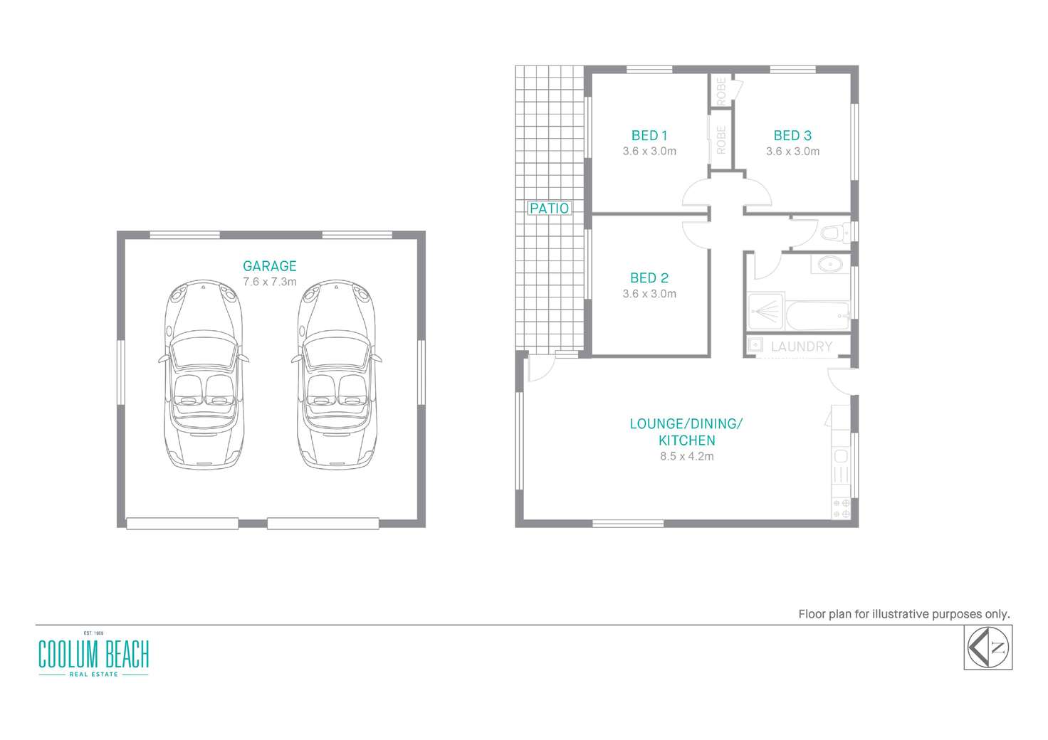 Floorplan of Homely house listing, 74 Cinnamon Avenue, Coolum Beach QLD 4573