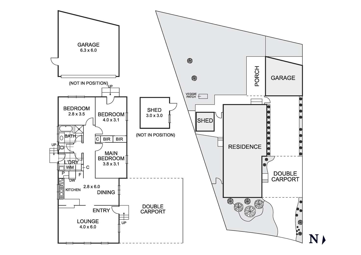 Floorplan of Homely house listing, 34 Melview Drive, Wyndham Vale VIC 3024