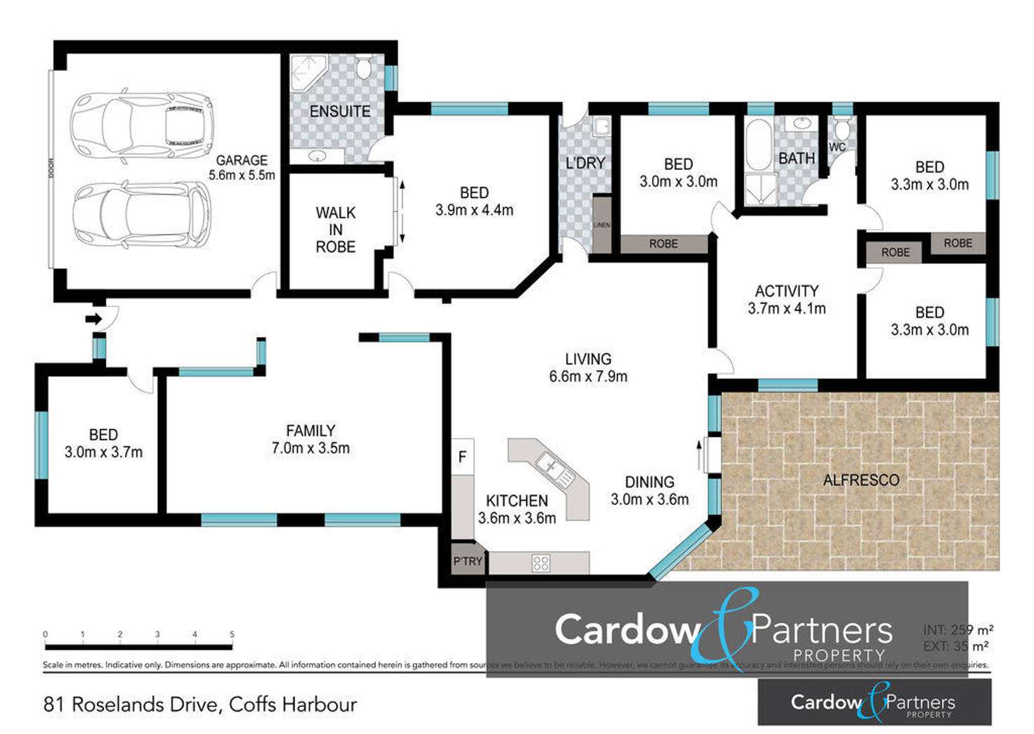 Floorplan of Homely house listing, 81 Roselands Drive, Coffs Harbour NSW 2450