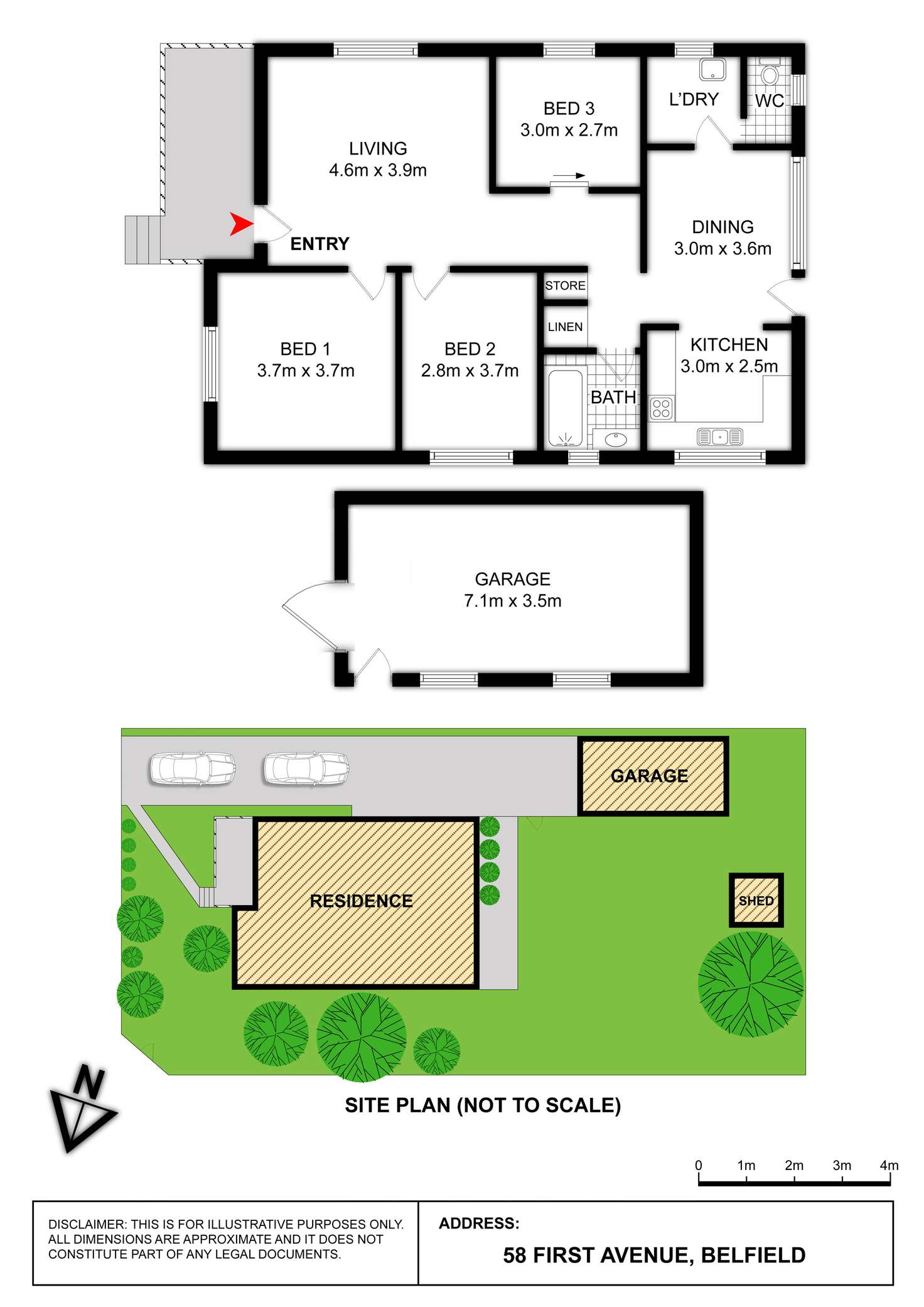 Floorplan of Homely house listing, 58 First Avenue, Belfield NSW 2191