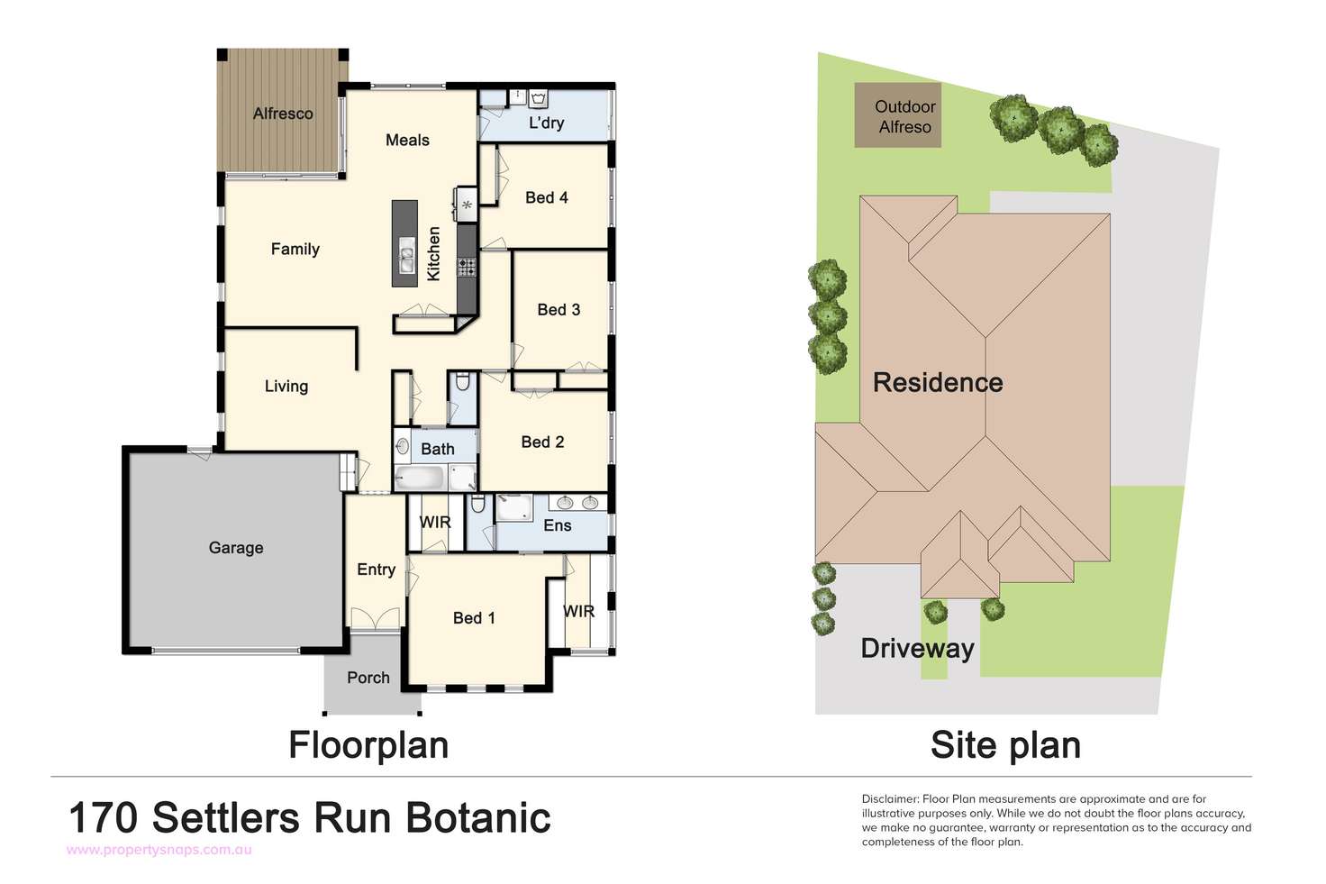 Floorplan of Homely house listing, 170 Settlers Run, Botanic Ridge VIC 3977