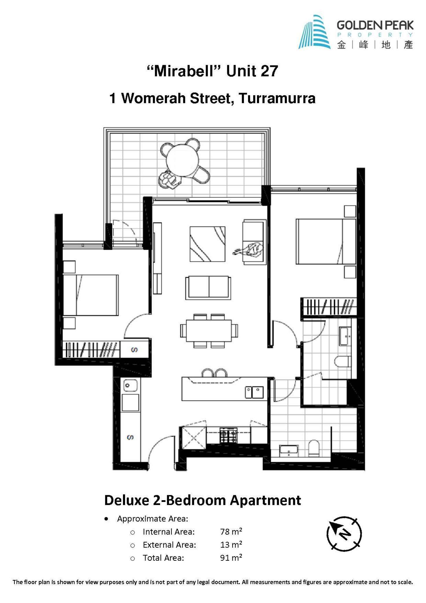 Floorplan of Homely apartment listing, 27/1 Womerah Street, Turramurra NSW 2074