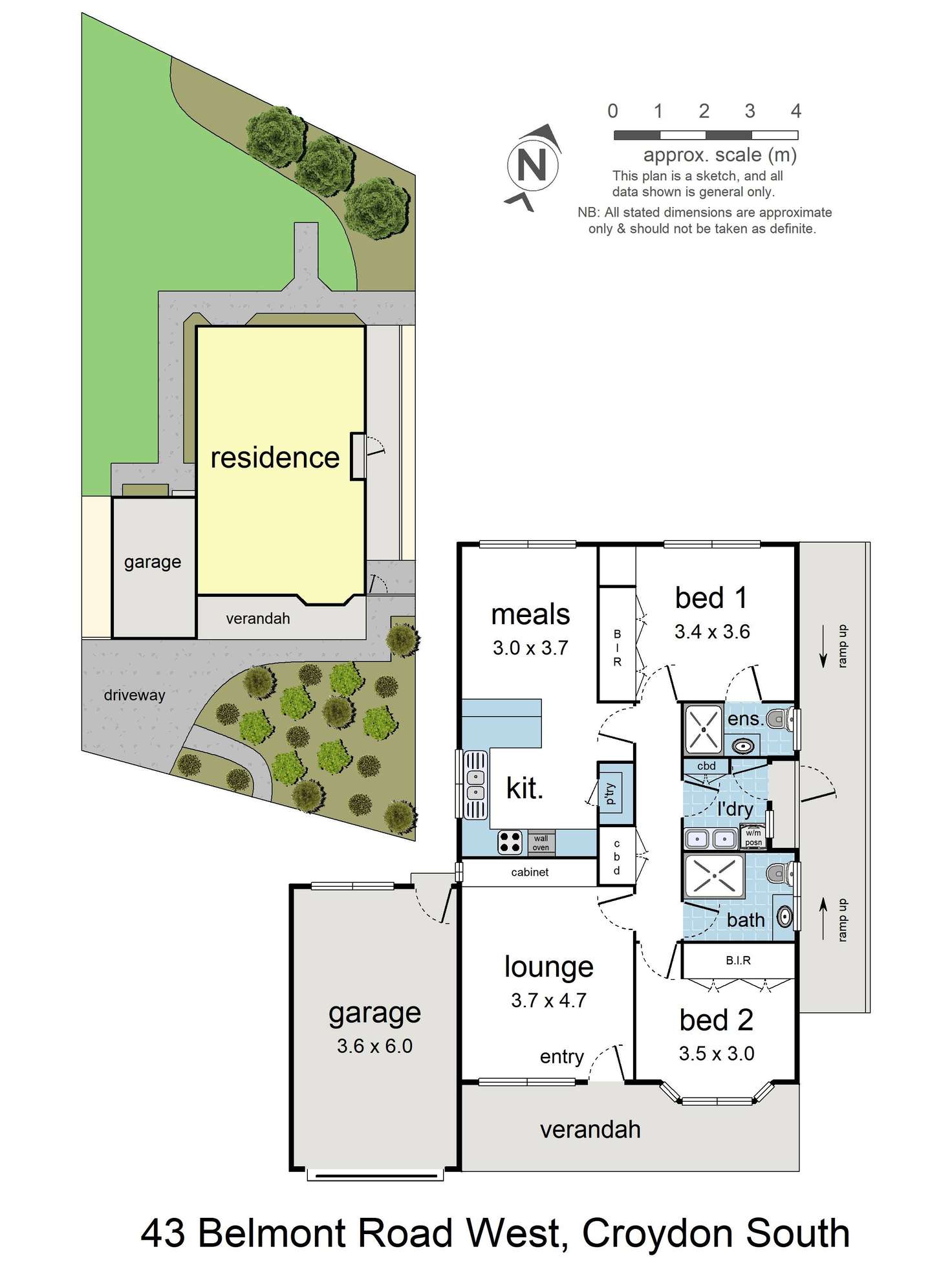 Floorplan of Homely house listing, 43 Belmont Road West, Croydon South VIC 3136