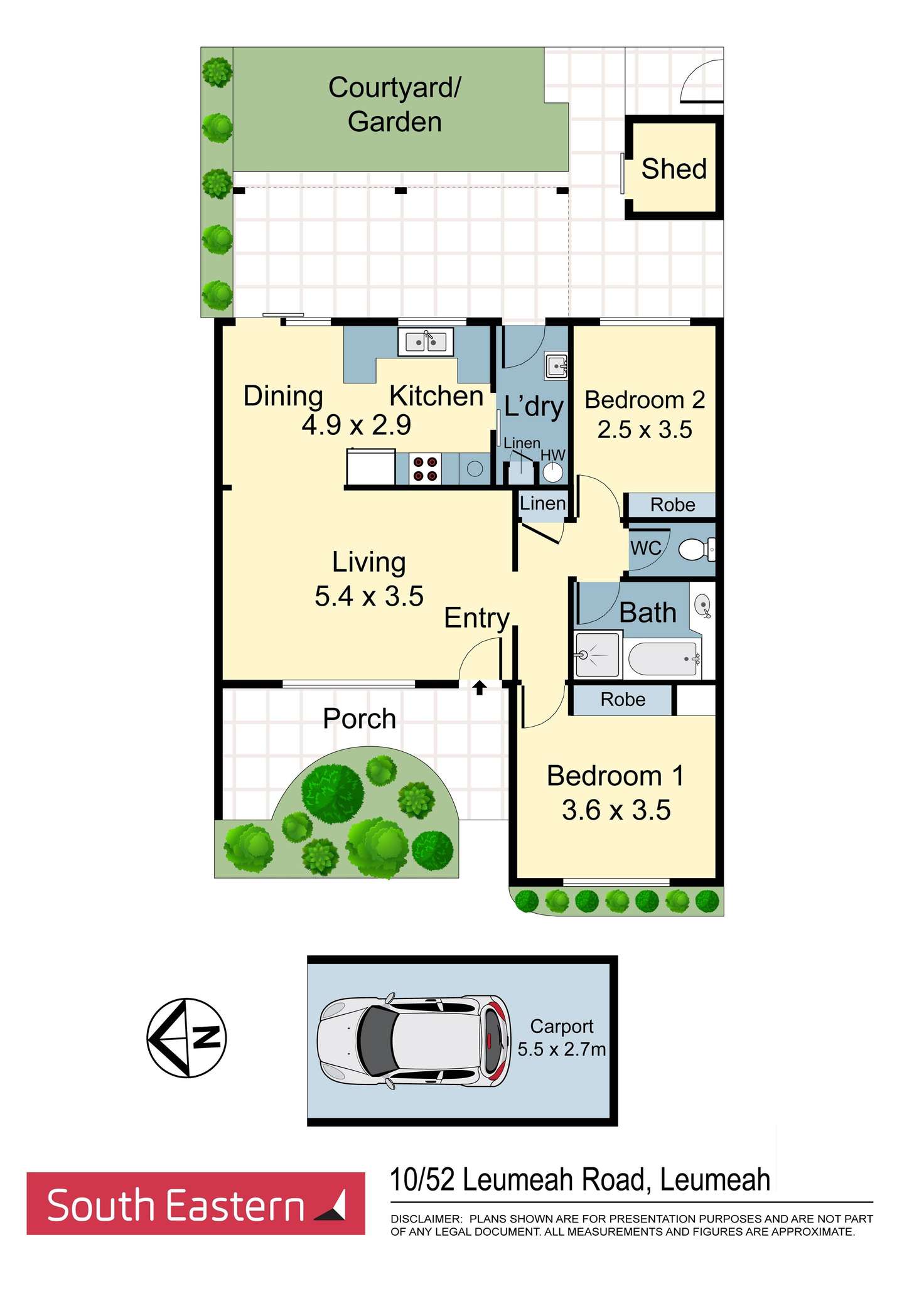 Floorplan of Homely villa listing, 10/52 Leumeah Road, Leumeah NSW 2560