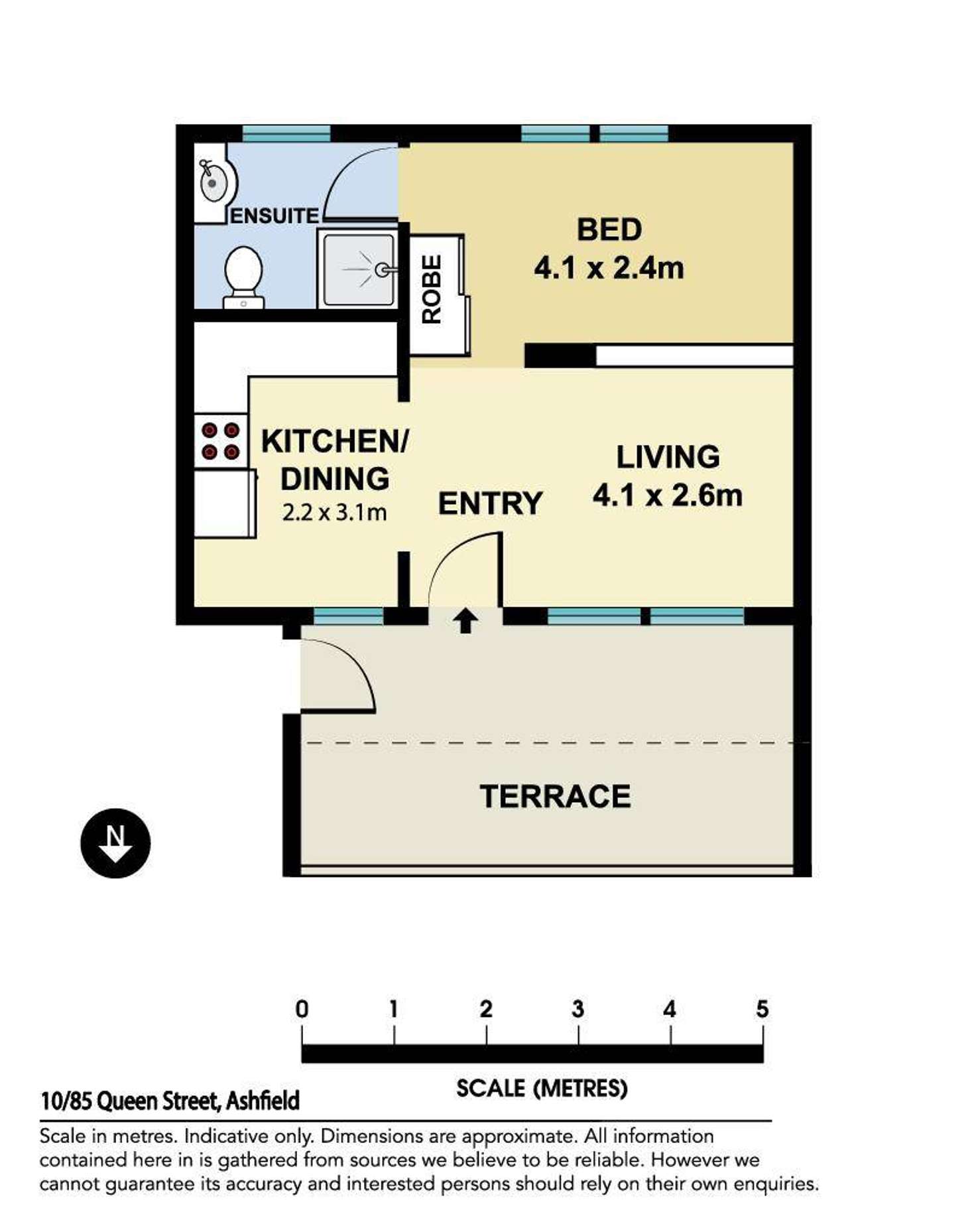 Floorplan of Homely apartment listing, 10/85 Queen Street, Ashfield NSW 2131