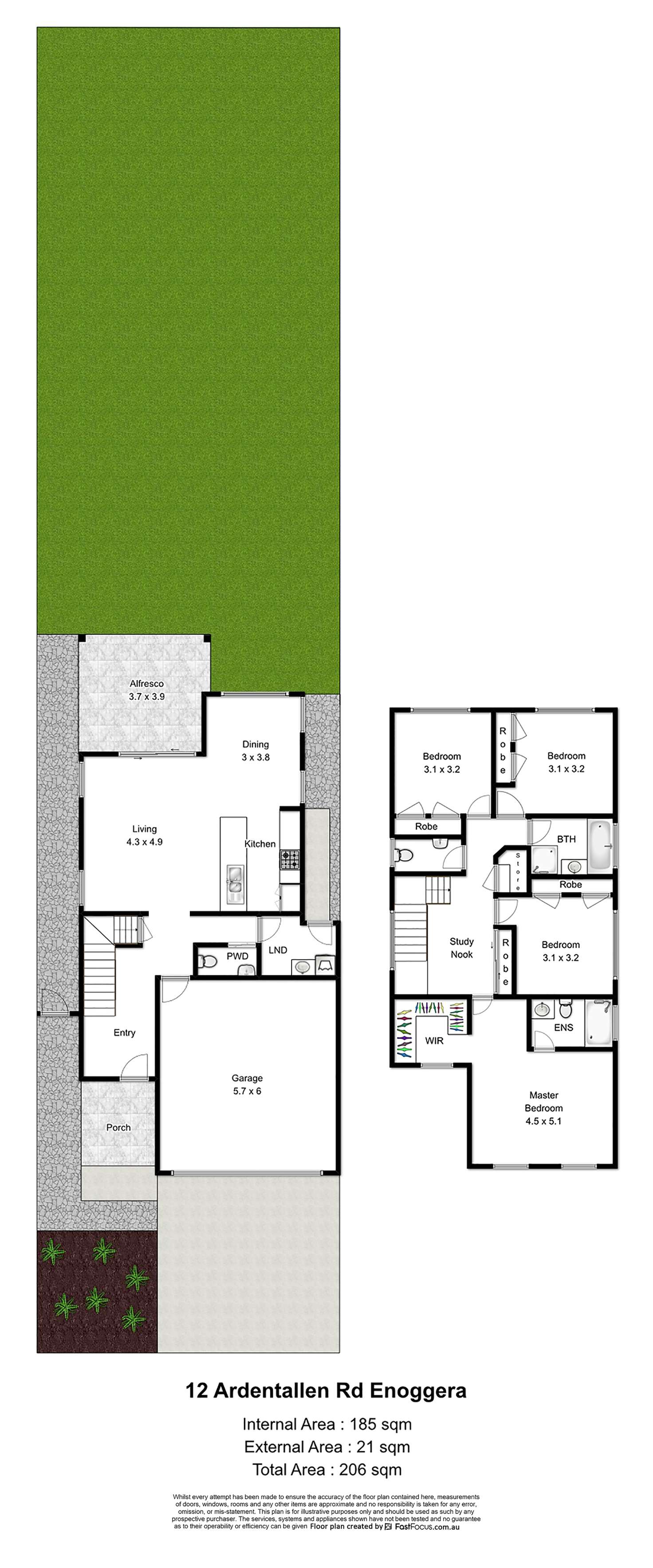 Floorplan of Homely house listing, 12 Ardentallen Road, Enoggera QLD 4051