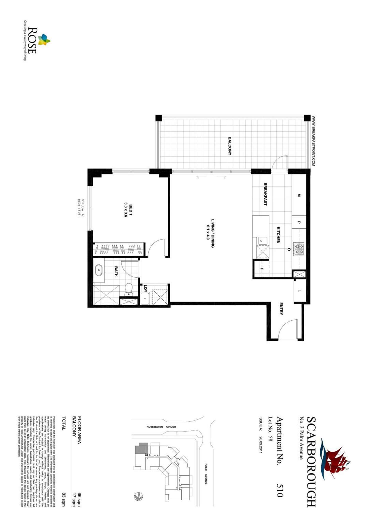 Floorplan of Homely apartment listing, 510/3 Palm Avenue, Breakfast Point NSW 2137