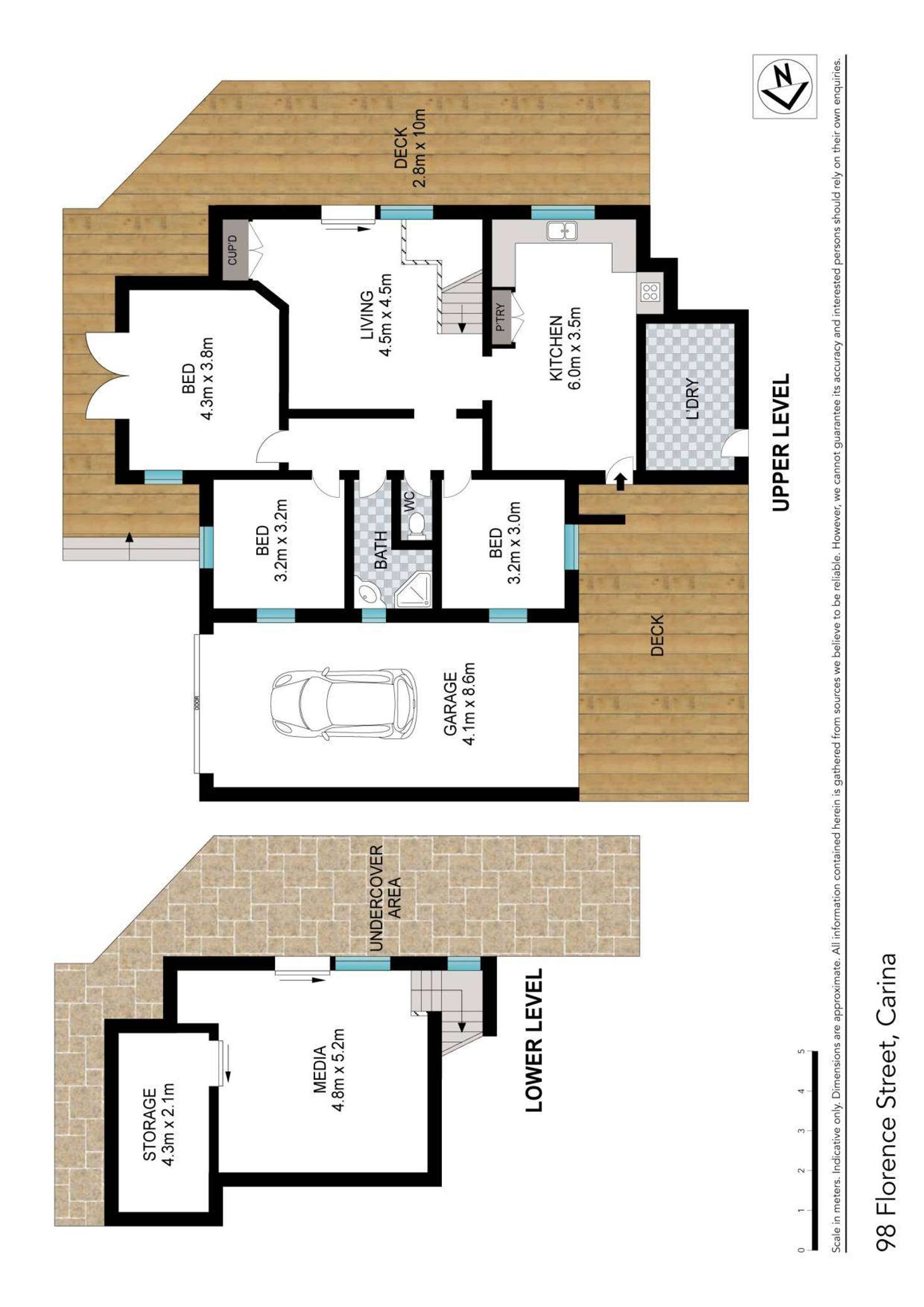 Floorplan of Homely house listing, 98 Florence Street, Carina QLD 4152