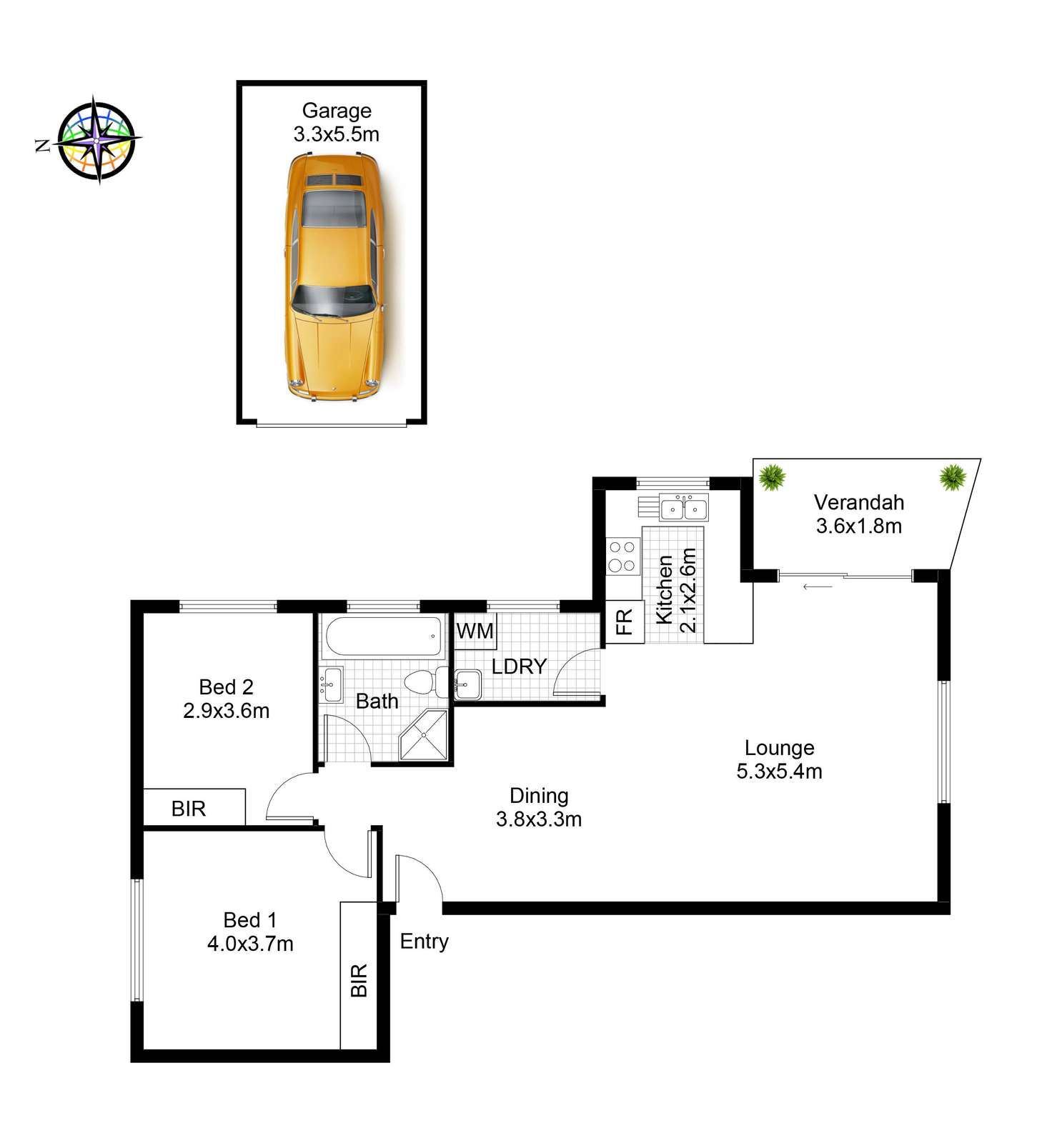 Floorplan of Homely apartment listing, 1/241-245 Kingsway, Caringbah NSW 2229