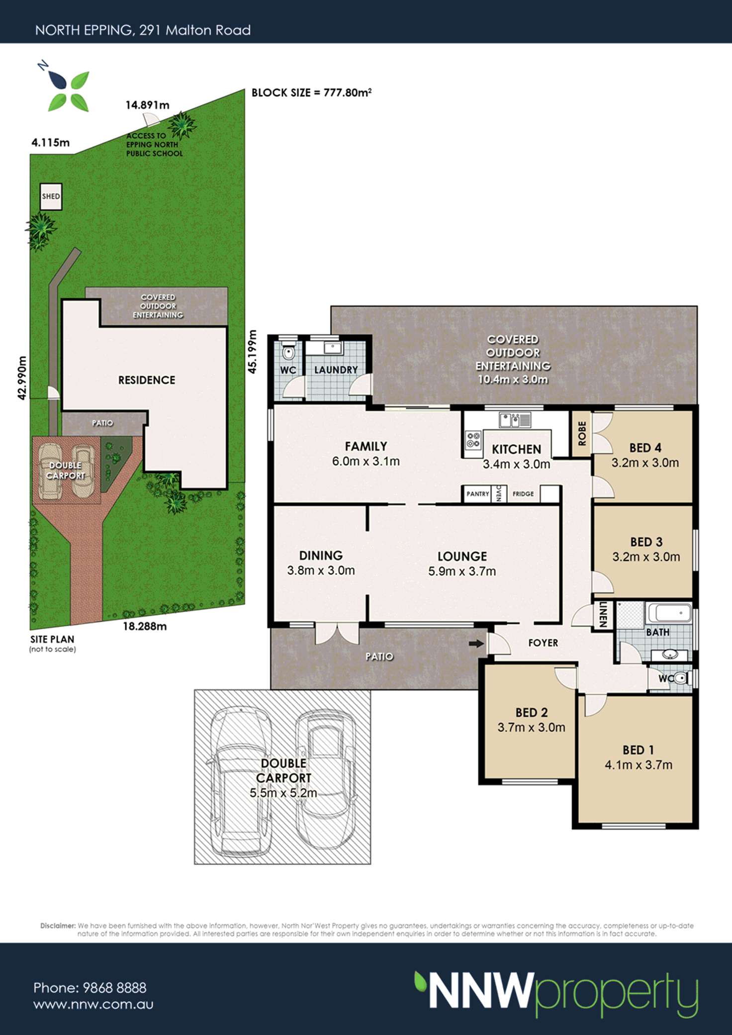 Floorplan of Homely house listing, 291 Malton Road, North Epping NSW 2121