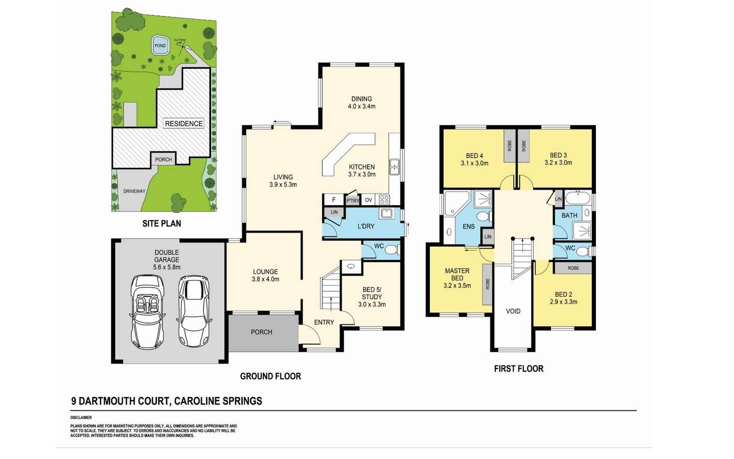 Floorplan of Homely house listing, 9 Dartmouth Court, Caroline Springs VIC 3023