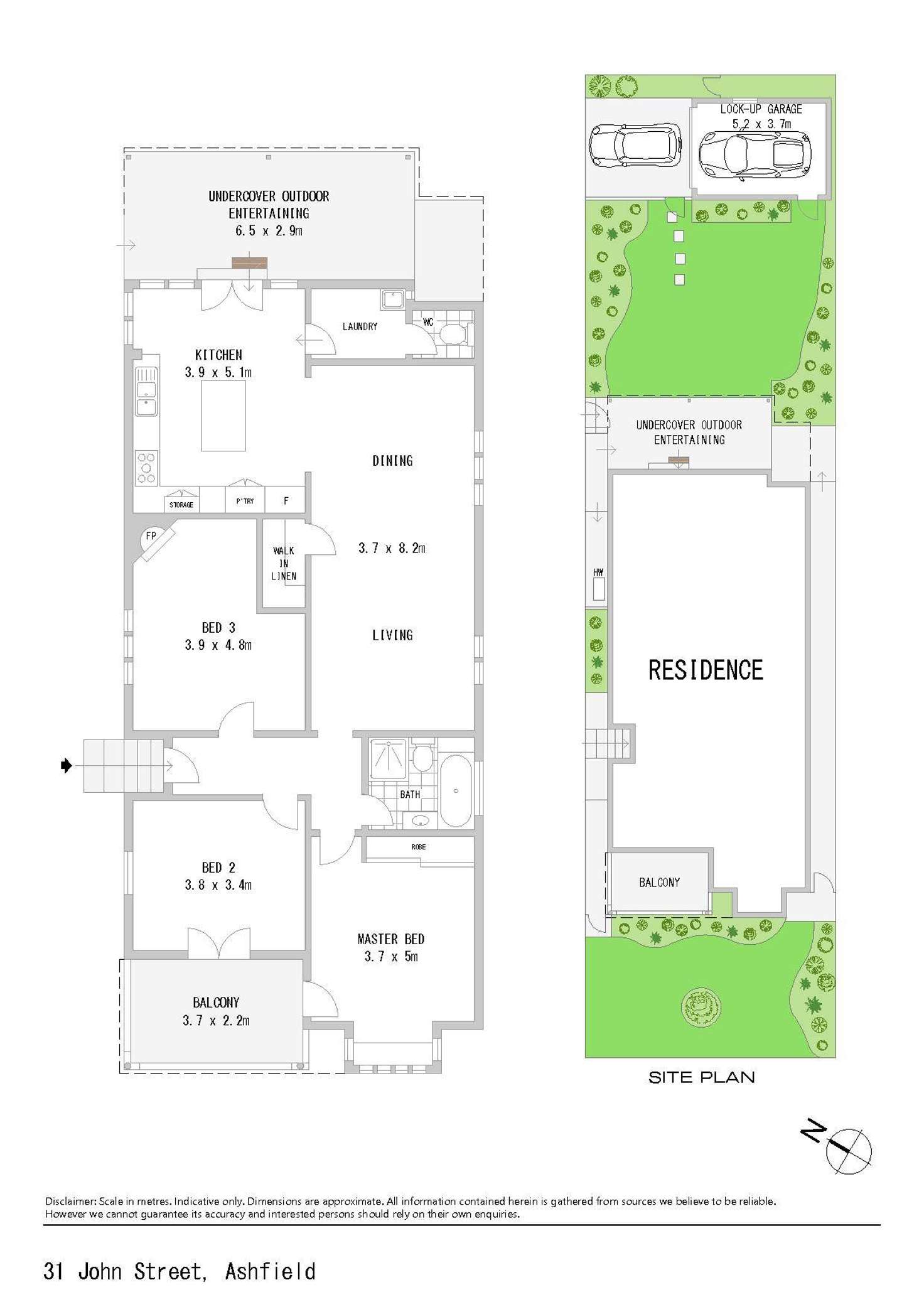 Floorplan of Homely house listing, 31 John Street, Ashfield NSW 2131