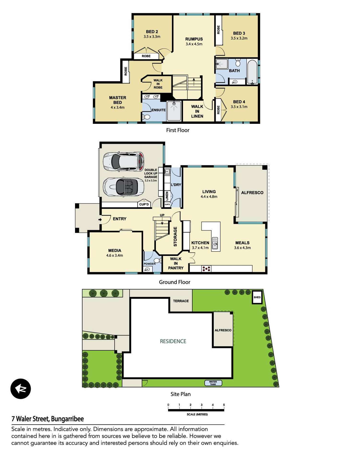 Floorplan of Homely house listing, 7 Waler Street, Bungarribee NSW 2767