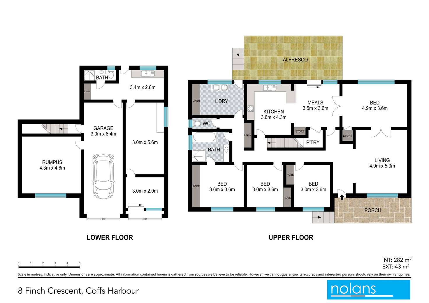 Floorplan of Homely house listing, 8 Finch Crescent, Coffs Harbour NSW 2450