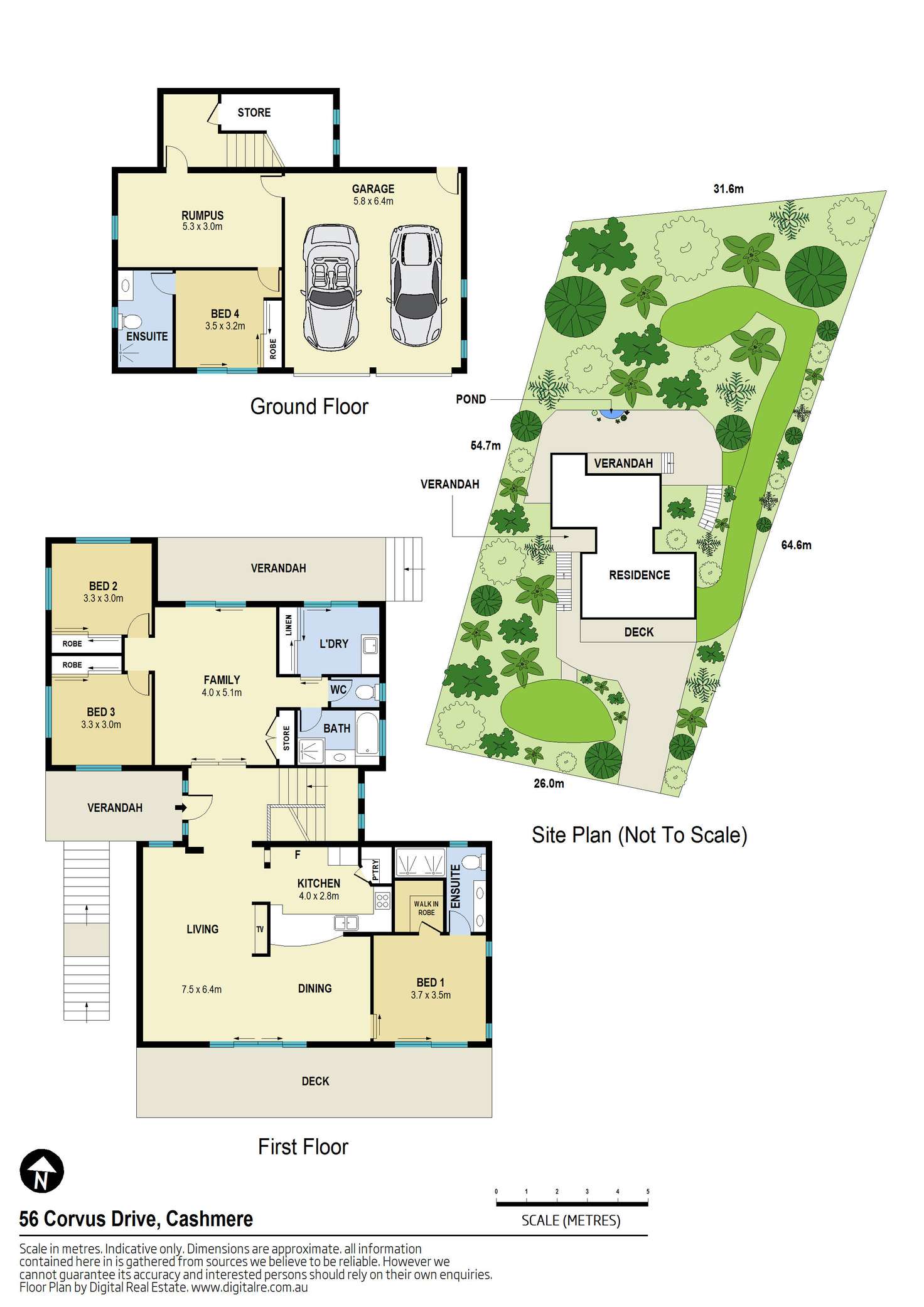 Floorplan of Homely house listing, 56 Corvus Drive, Cashmere QLD 4500