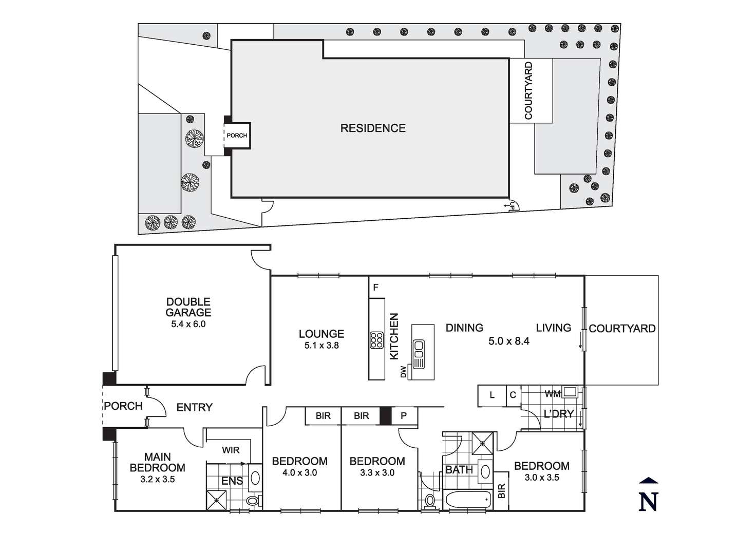 Floorplan of Homely house listing, 35 Amesbury Avenue, Wyndham Vale VIC 3024