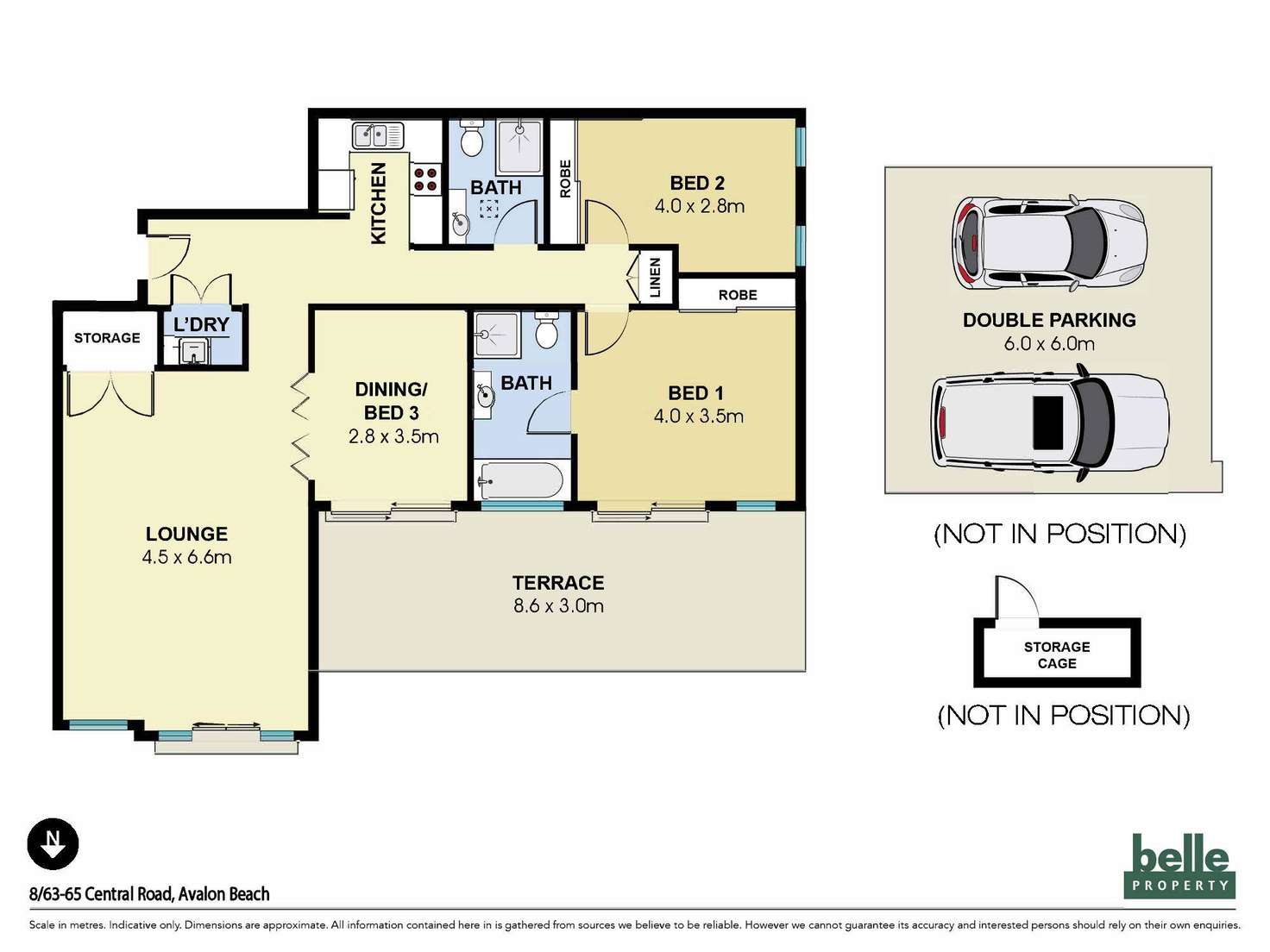 Floorplan of Homely apartment listing, 8/63-65 Central Road, Avalon Beach NSW 2107