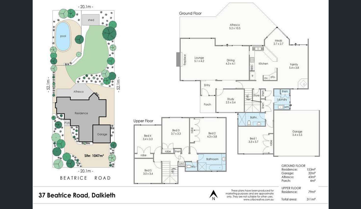 Floorplan of Homely house listing, 37 Beatrice Road, Dalkeith WA 6009