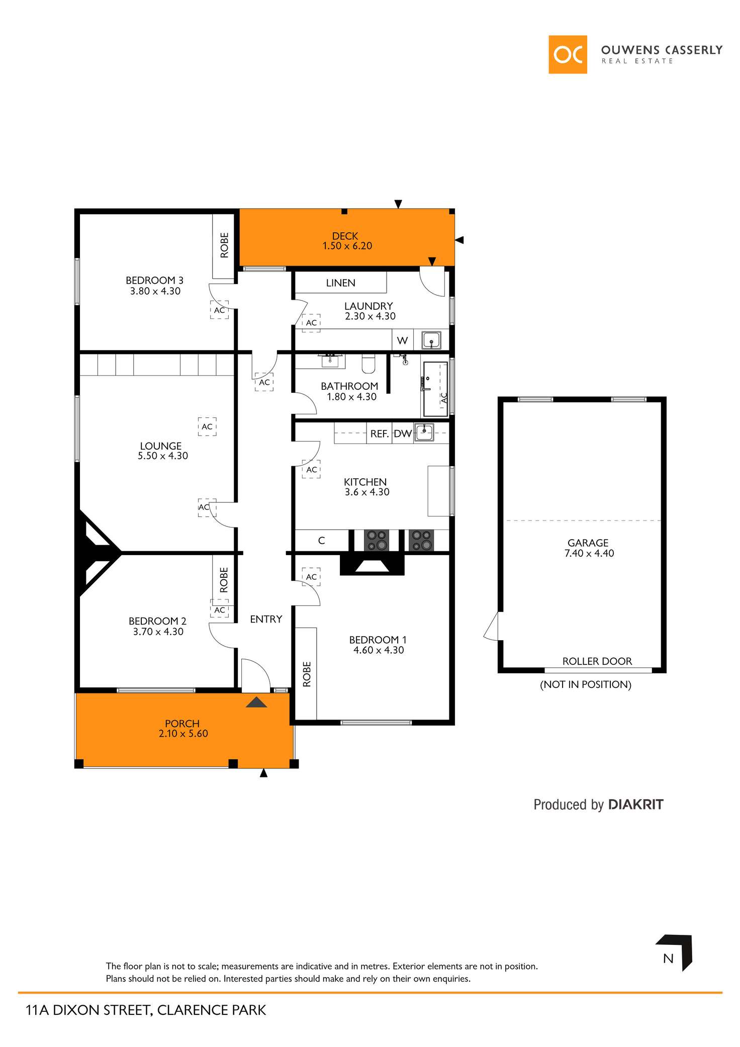 Floorplan of Homely house listing, 11A Dixon Street, Clarence Park SA 5034