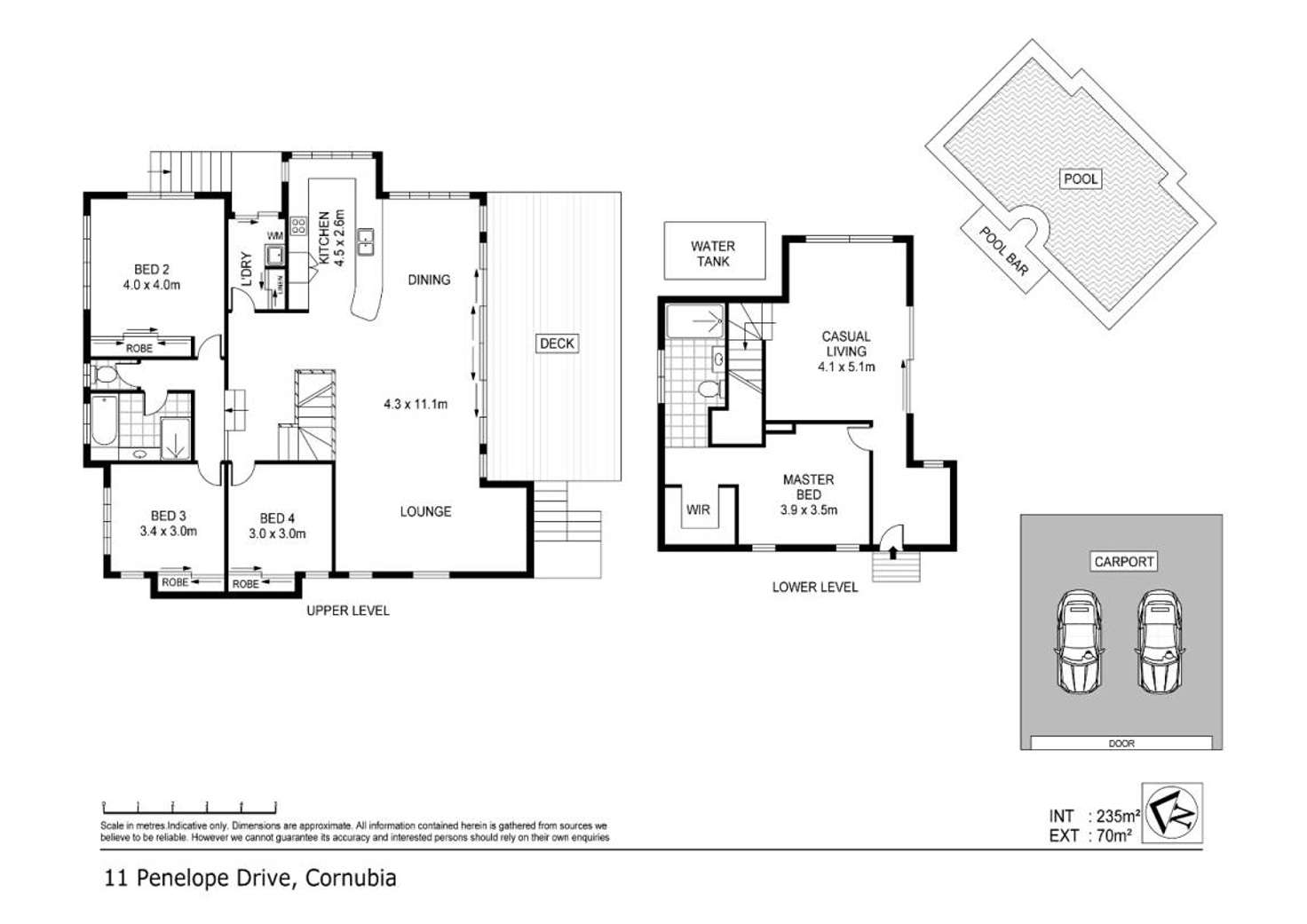 Floorplan of Homely house listing, 11 Penelope Drive, Cornubia QLD 4130
