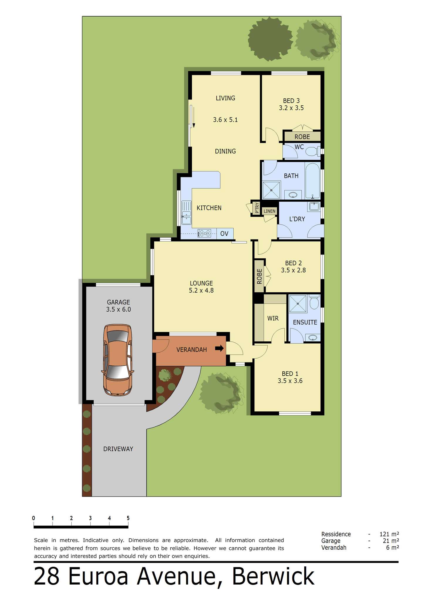 Floorplan of Homely house listing, 28 Euroa Avenue, Berwick VIC 3806