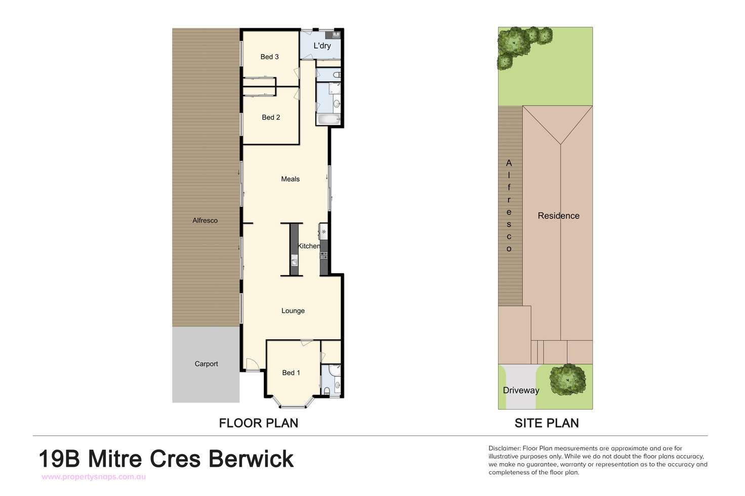 Floorplan of Homely house listing, 19B Mitre Crescent, Berwick VIC 3806