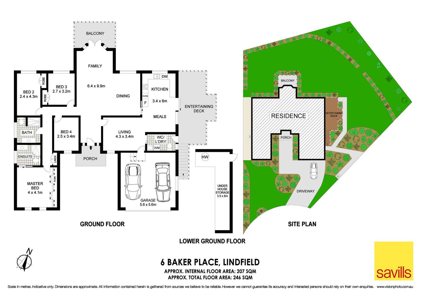 Floorplan of Homely house listing, 6 Baker Place, Lindfield NSW 2070