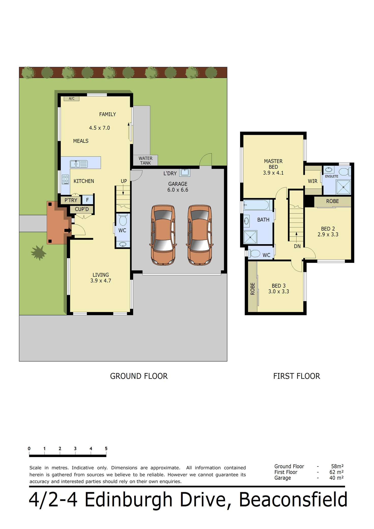 Floorplan of Homely unit listing, 4/2 Edinburgh Drive, Beaconsfield VIC 3807