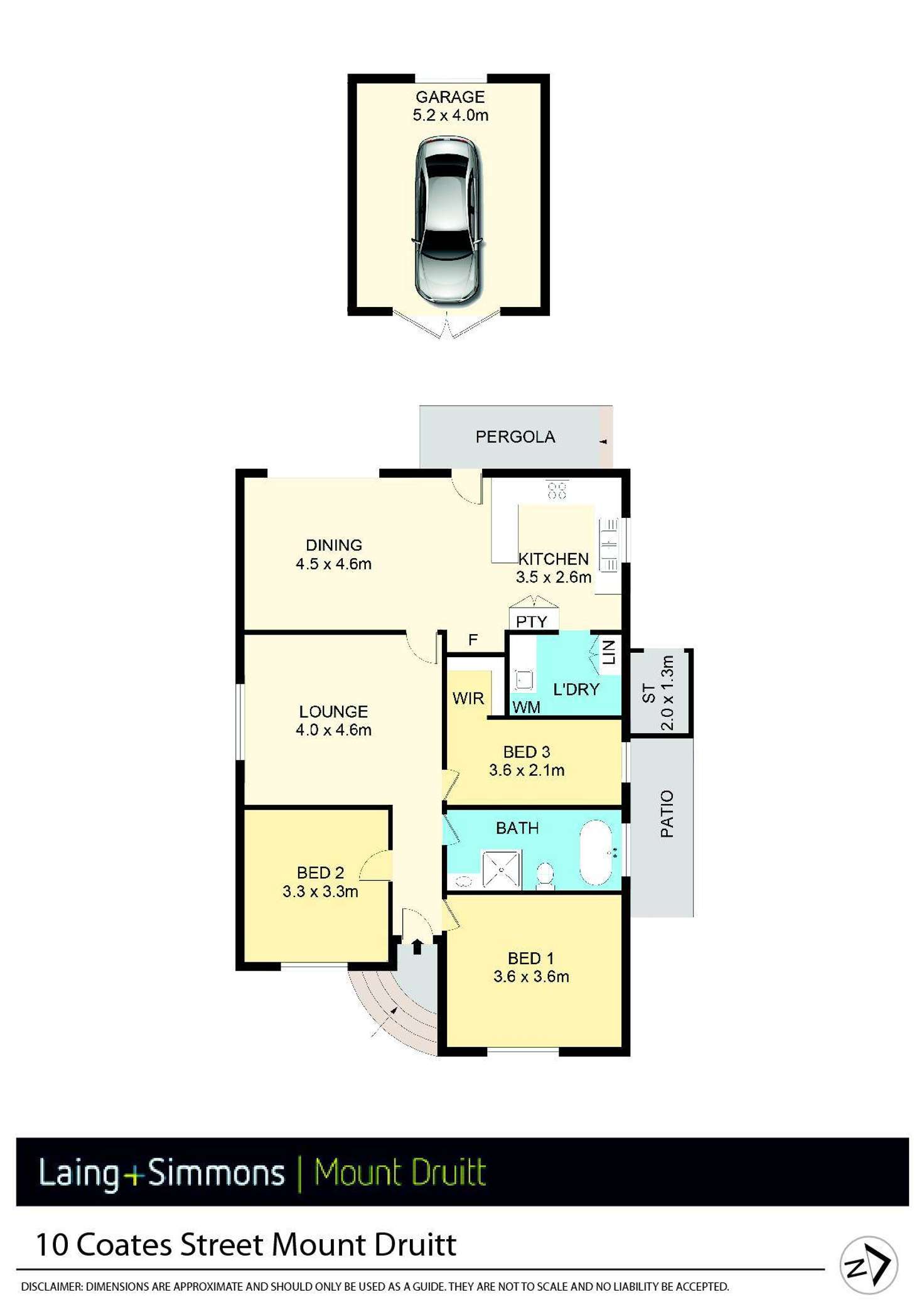 Floorplan of Homely house listing, 10 Coates Street, Mount Druitt NSW 2770