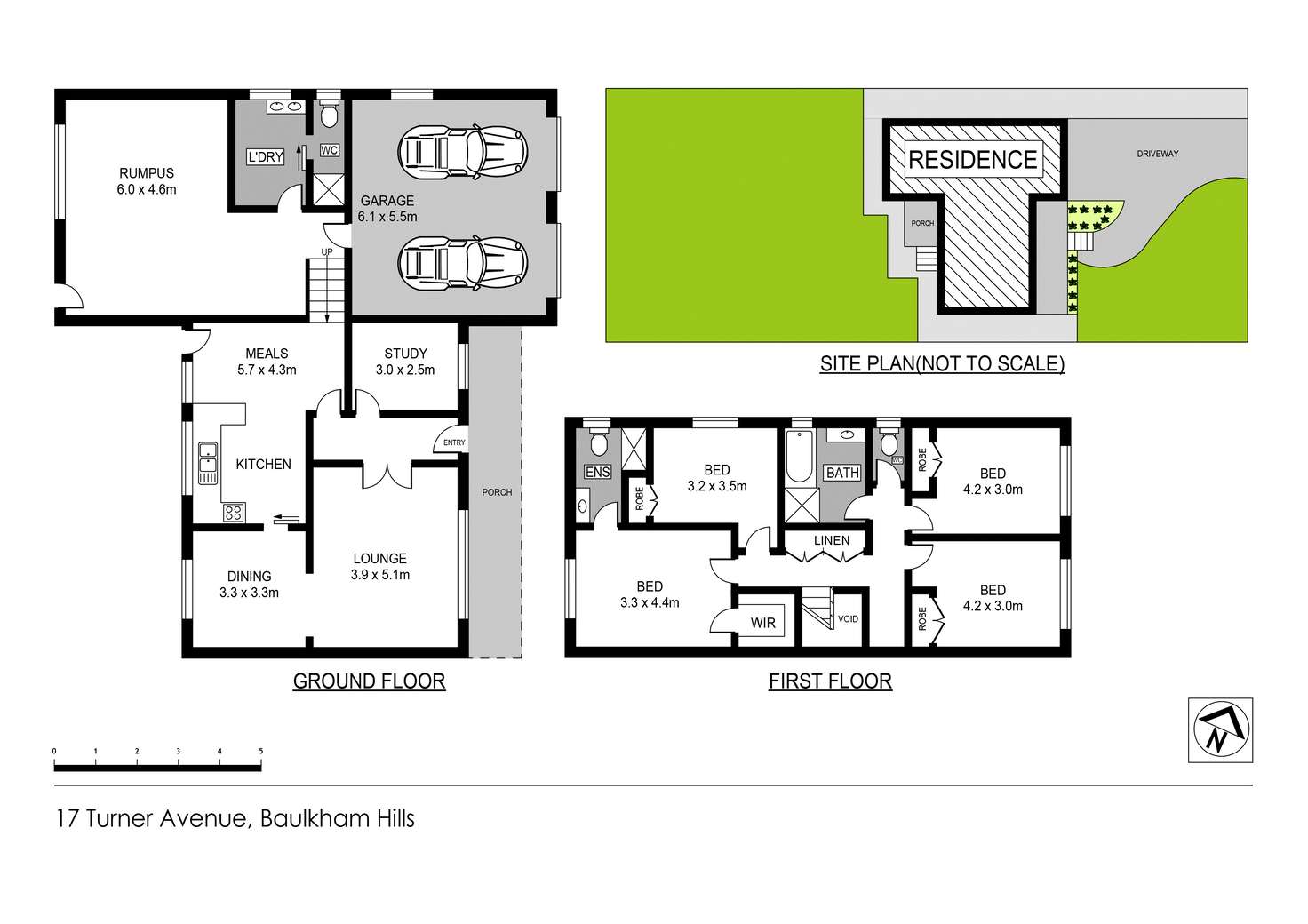 Floorplan of Homely house listing, 17 Turner Avenue, Baulkham Hills NSW 2153