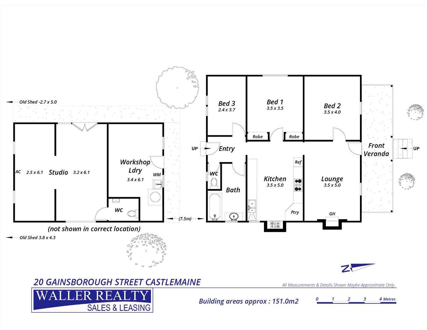 Floorplan of Homely house listing, 20 Gainsborough Street, Castlemaine VIC 3450